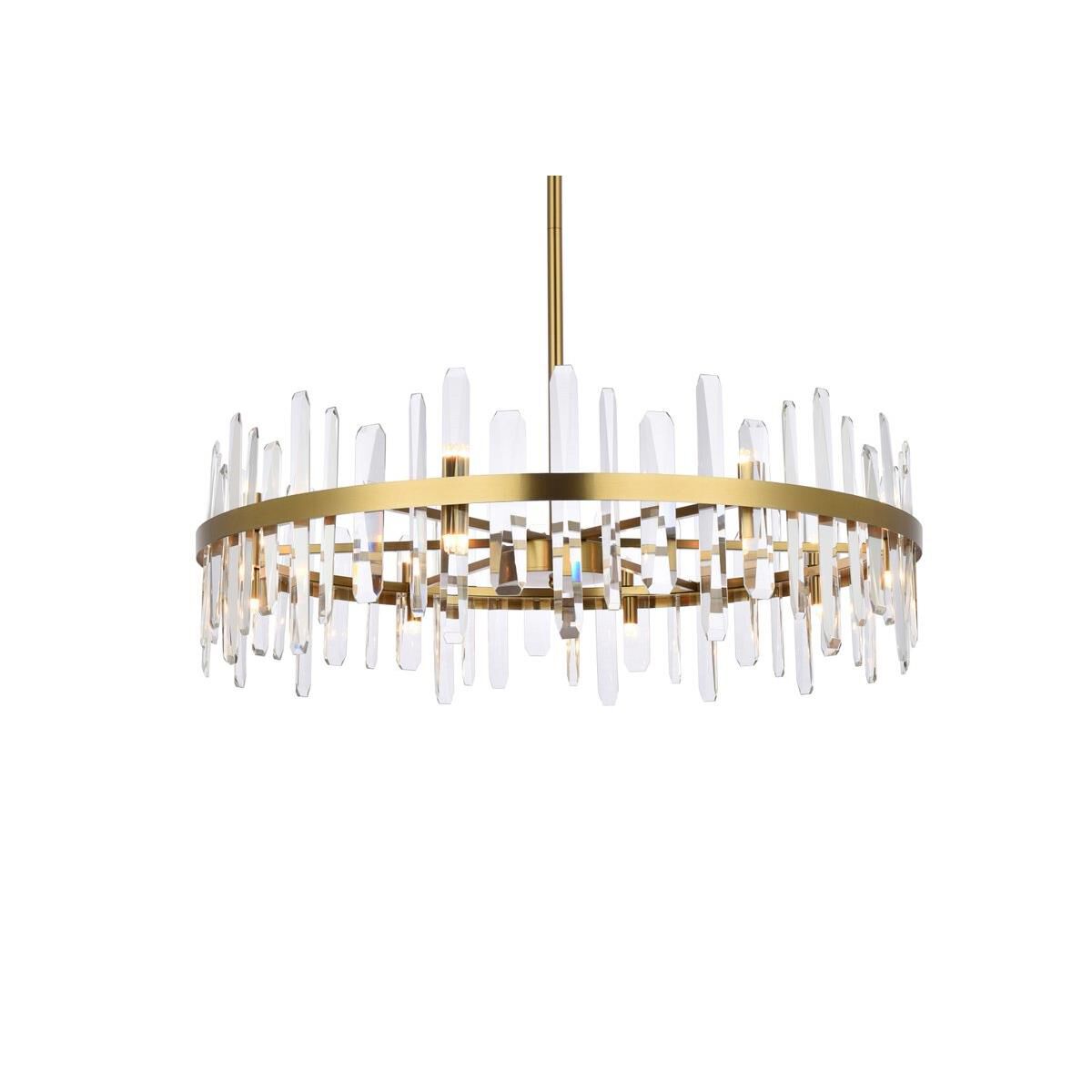 Serena 36 Inch 16 Light Chandelier by Elegant Lighting