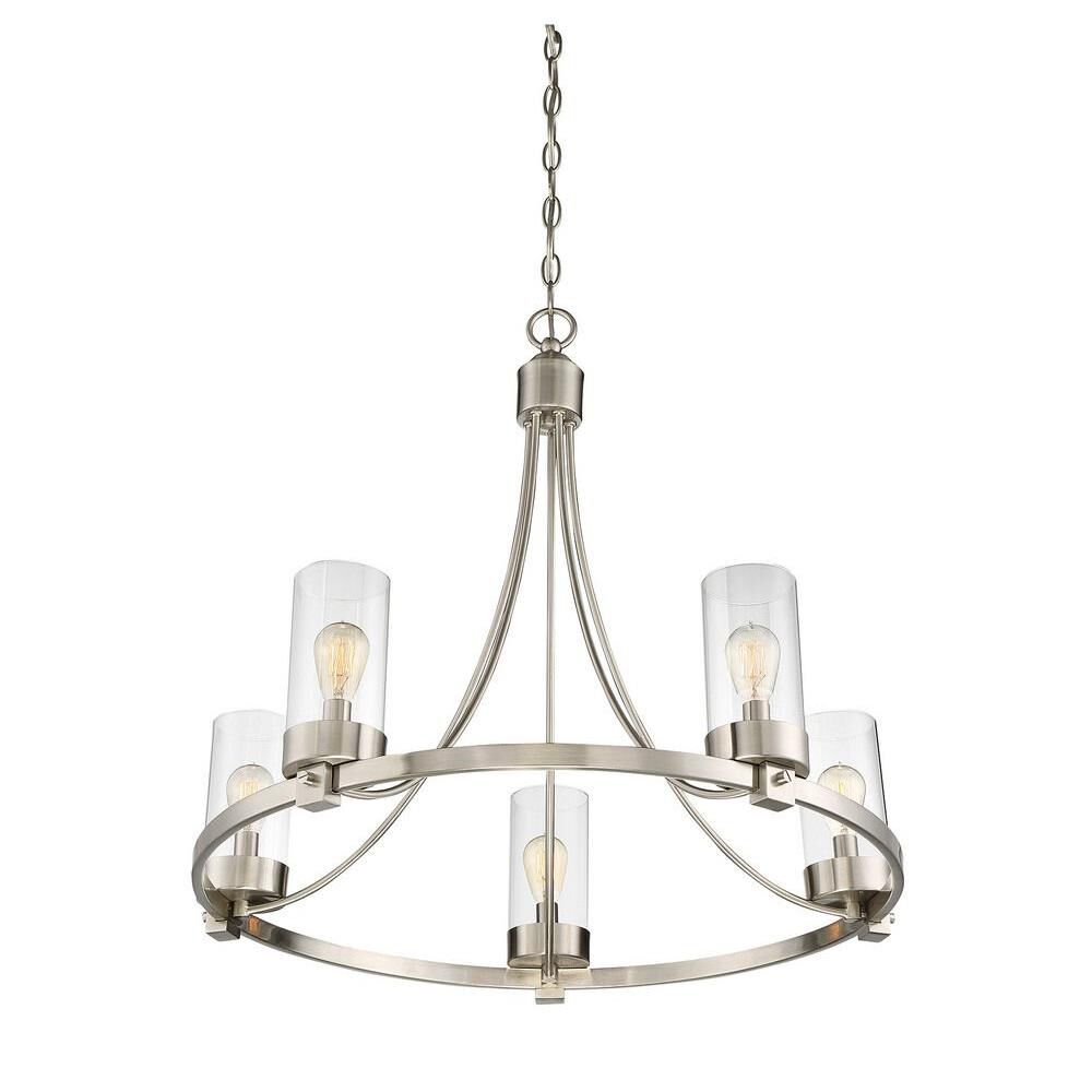 26 Inch 5 Light Chandelier by Meridian Lighting