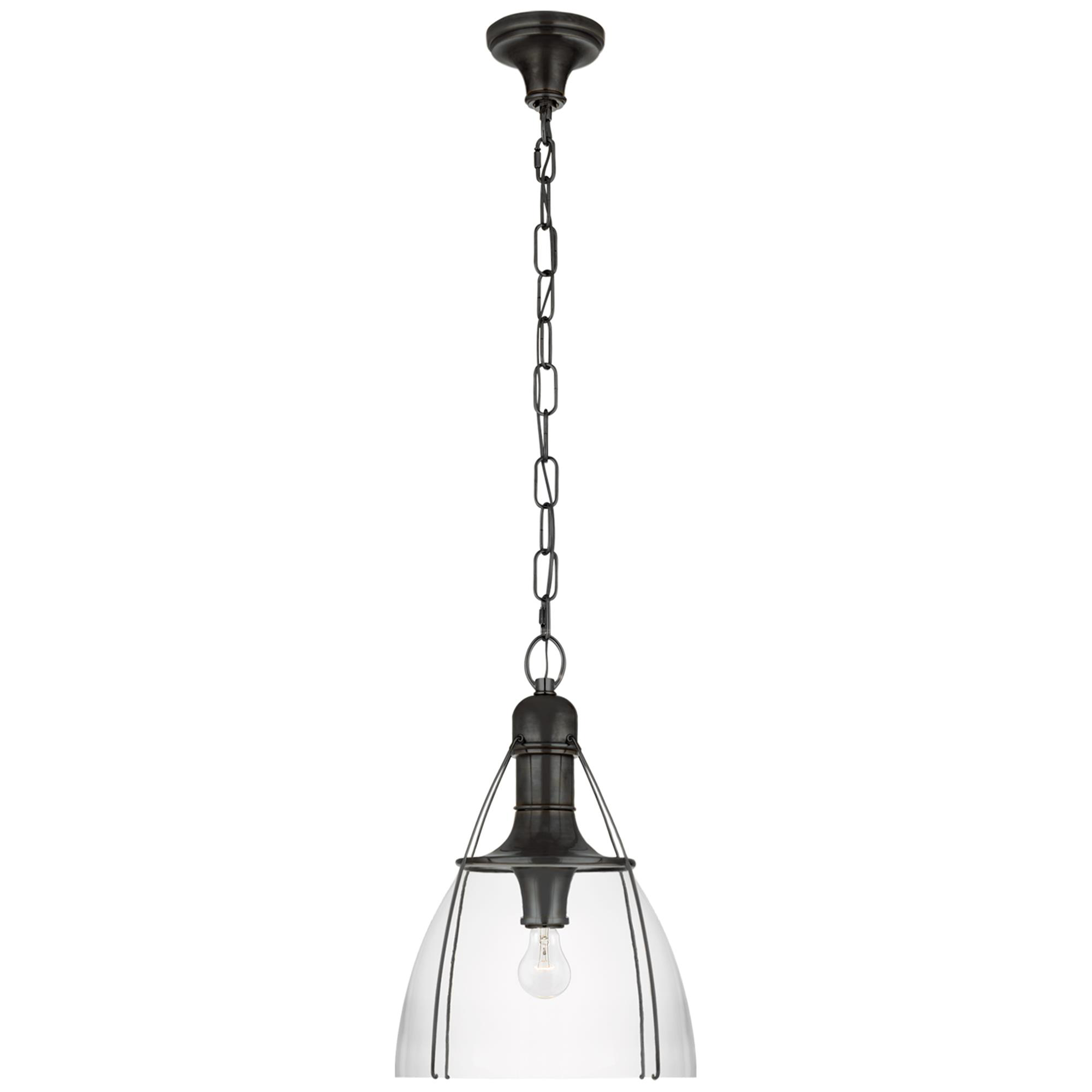 Shown in Bronze finish and Clear glass and Clear Glass shade