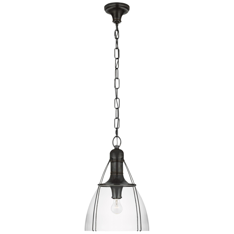Visual Comfort Signature Collection Chapman & Myers Prestwick 14 Inch Large Pendant