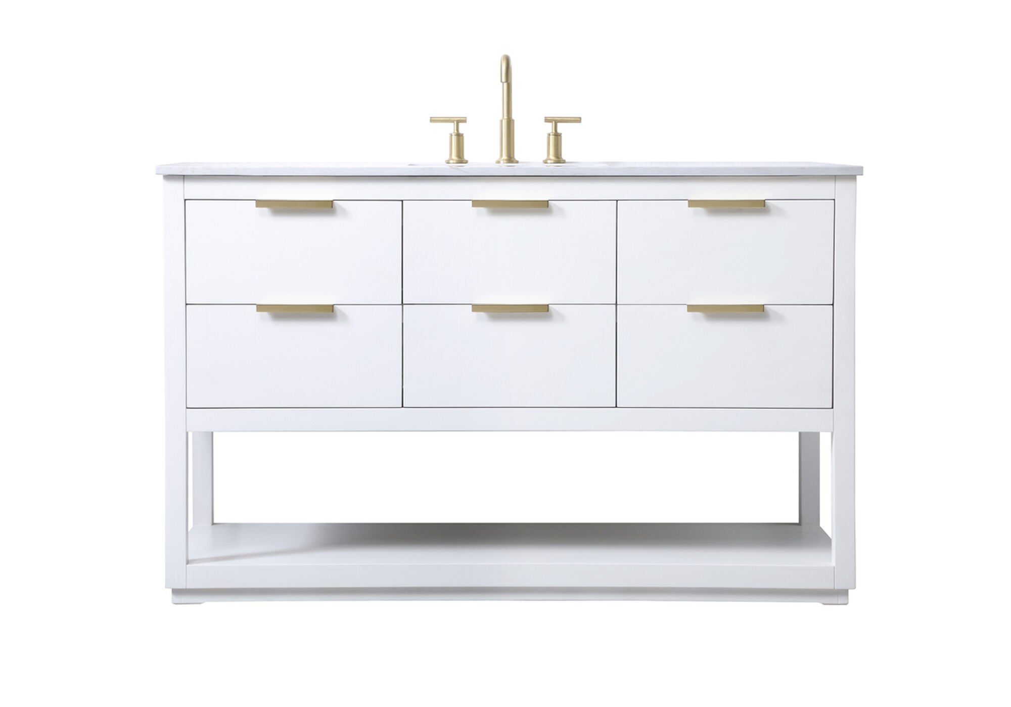 Shown in White finish