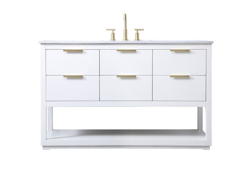 Larkin 54 Inch Bath Vanity by Elegant Decor
