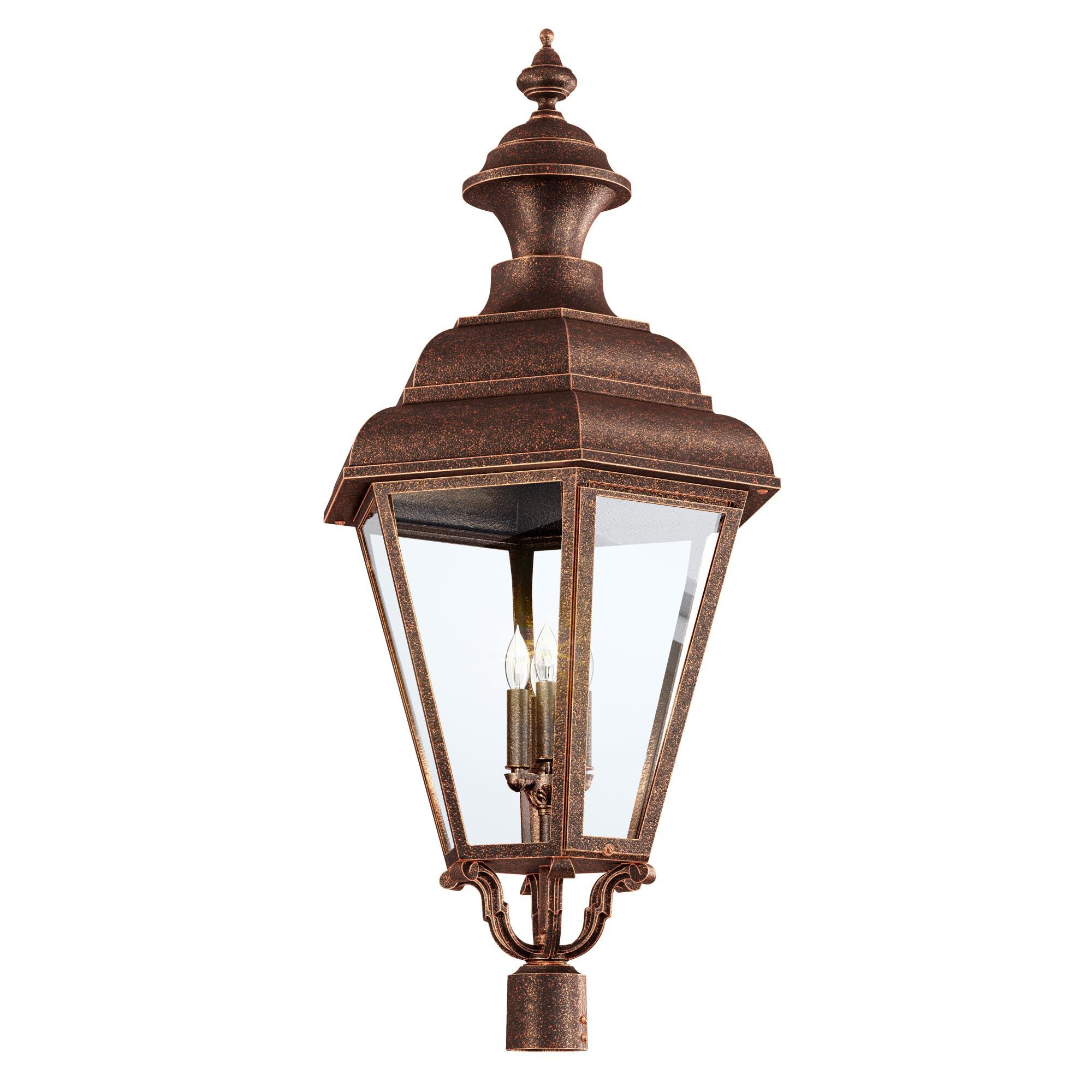 Shown in Antique Copper finish and Ca glass
