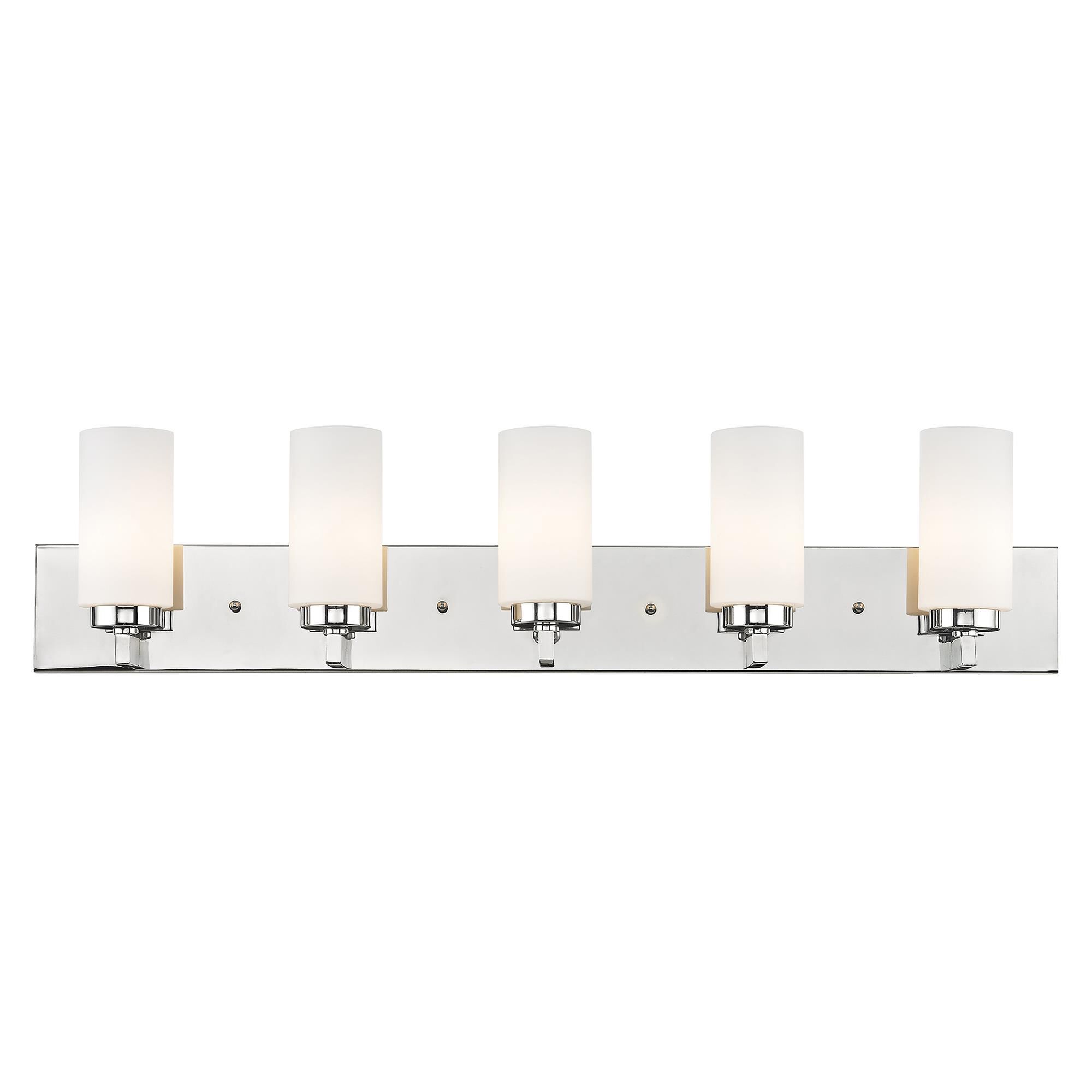 West Lake 35 Inch 5 Light Bath Vanity Light by Livex Lighting