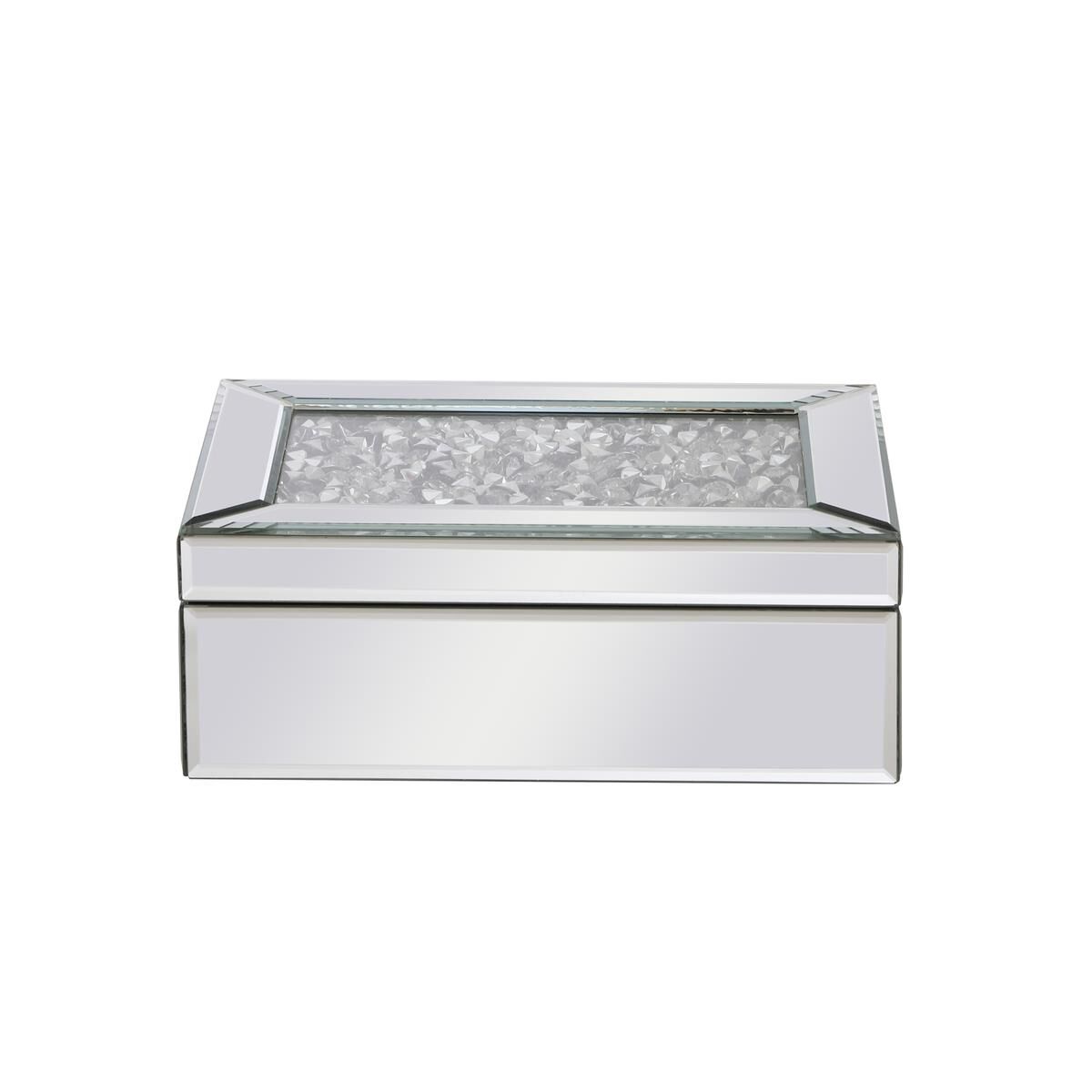 Shown in Clear Mirror finish and Royal Cut - Silver crystal
