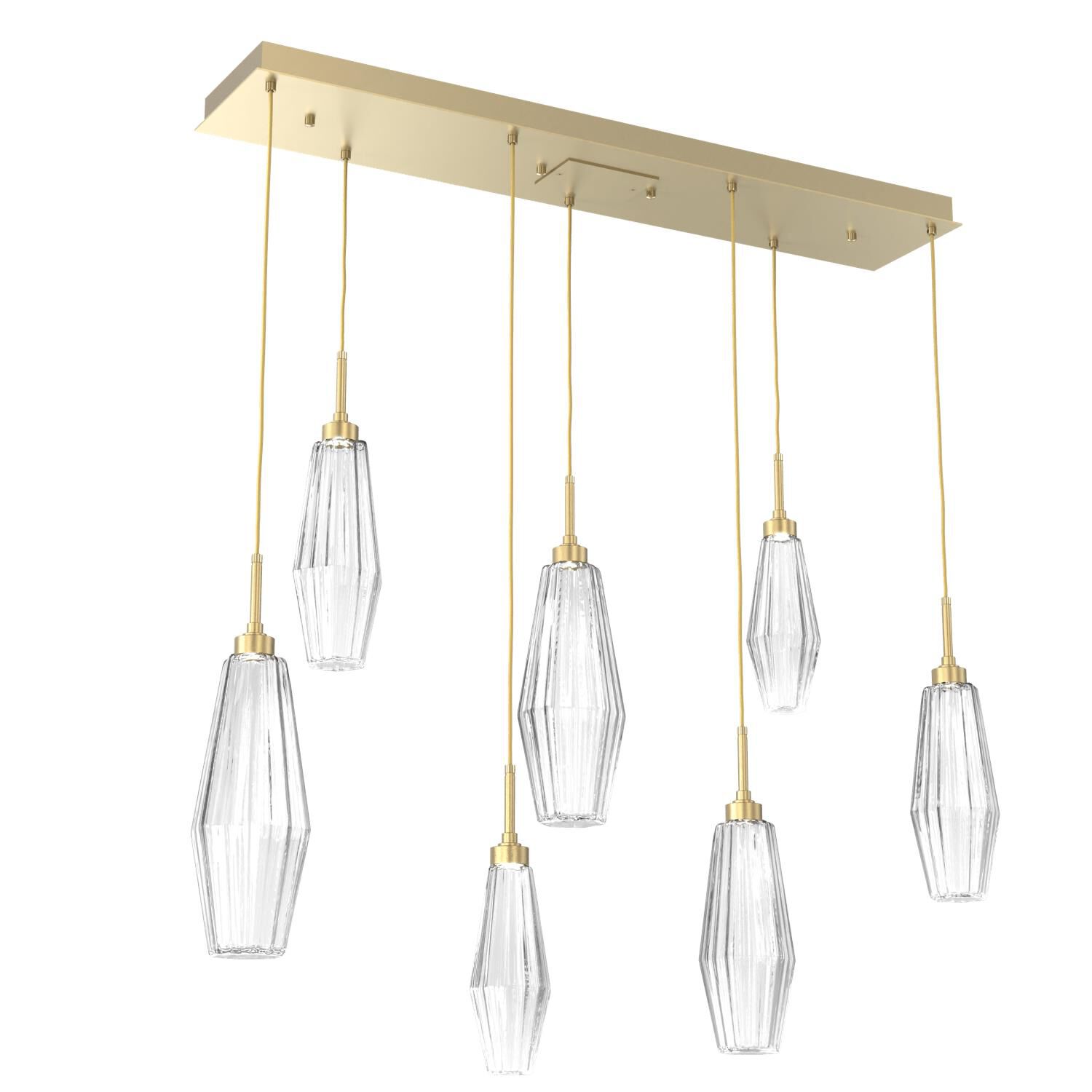 Aalto 45 Inch 7 Light LED Linear Suspension Light by Hammerton Studio