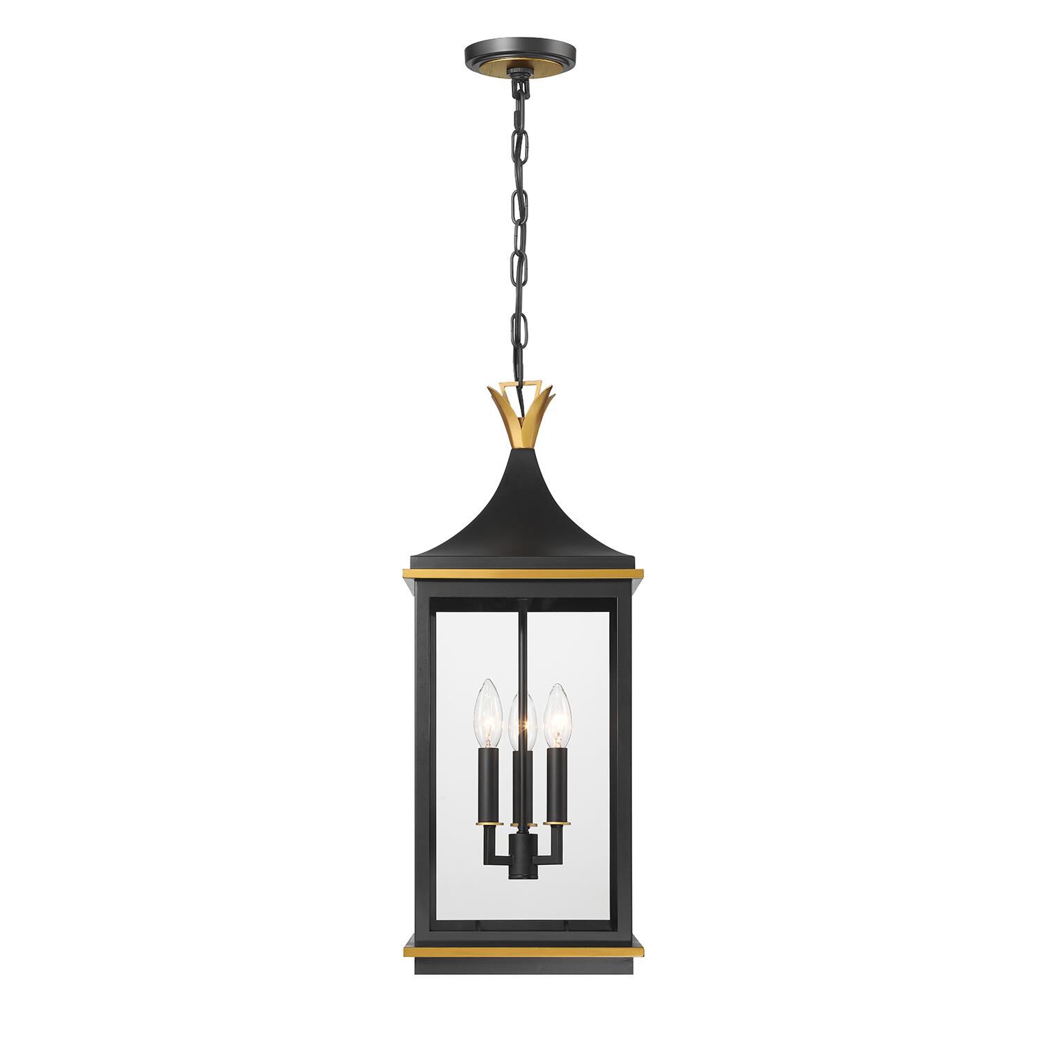 Simpson 25 Inch Outdoor Hanging Lantern by Crystorama