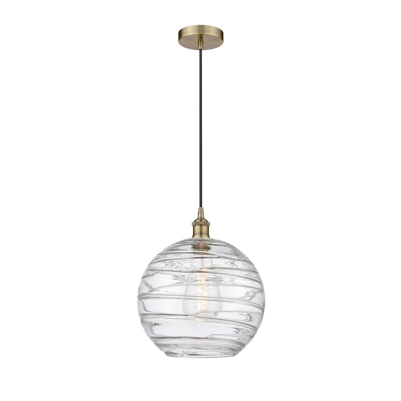 Bruno Marashlian Athens Deco Swirl 12 Inch Mini Pendant by Innovations Lighting
