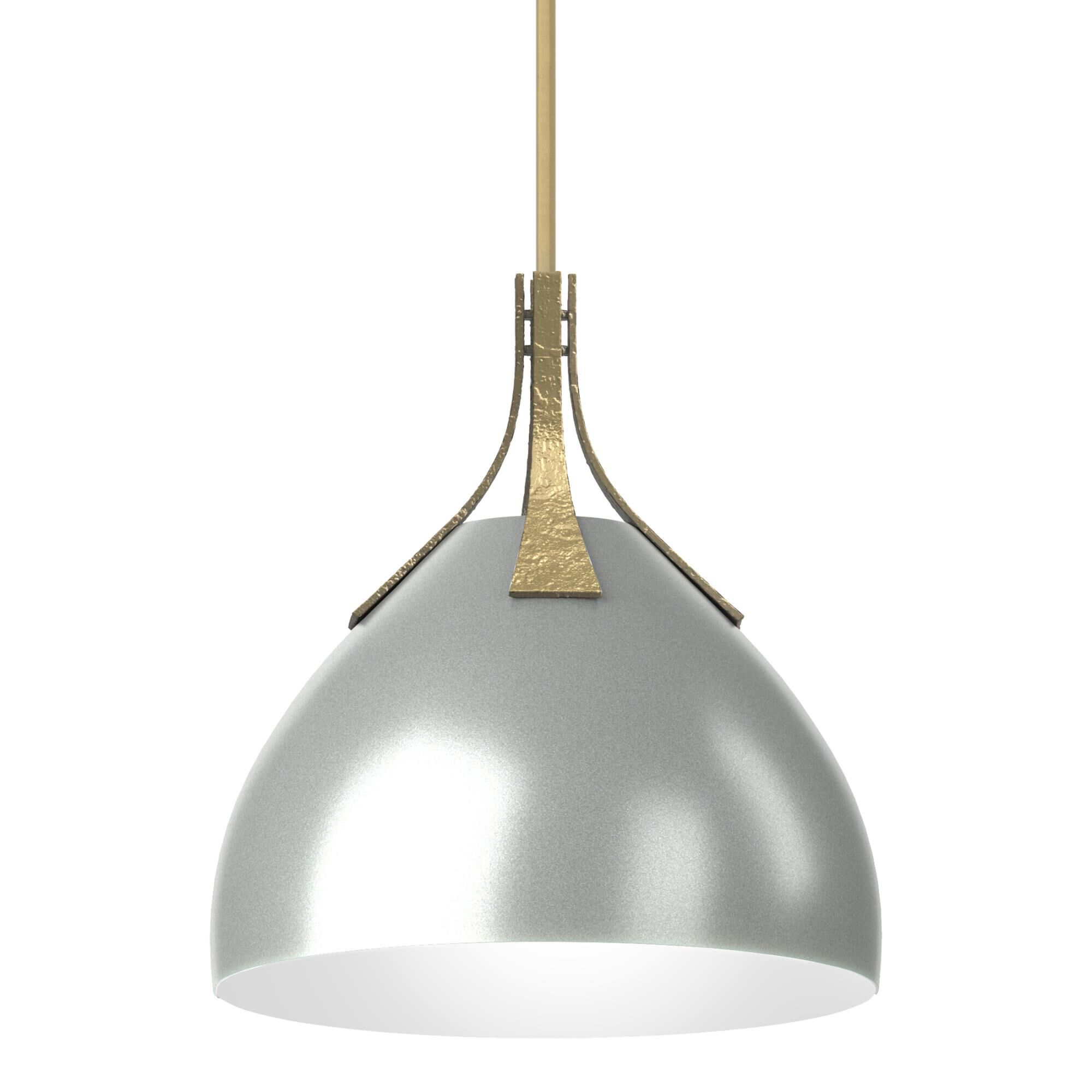 Shown in Modern Brass finish and Vintage Platinum accent
