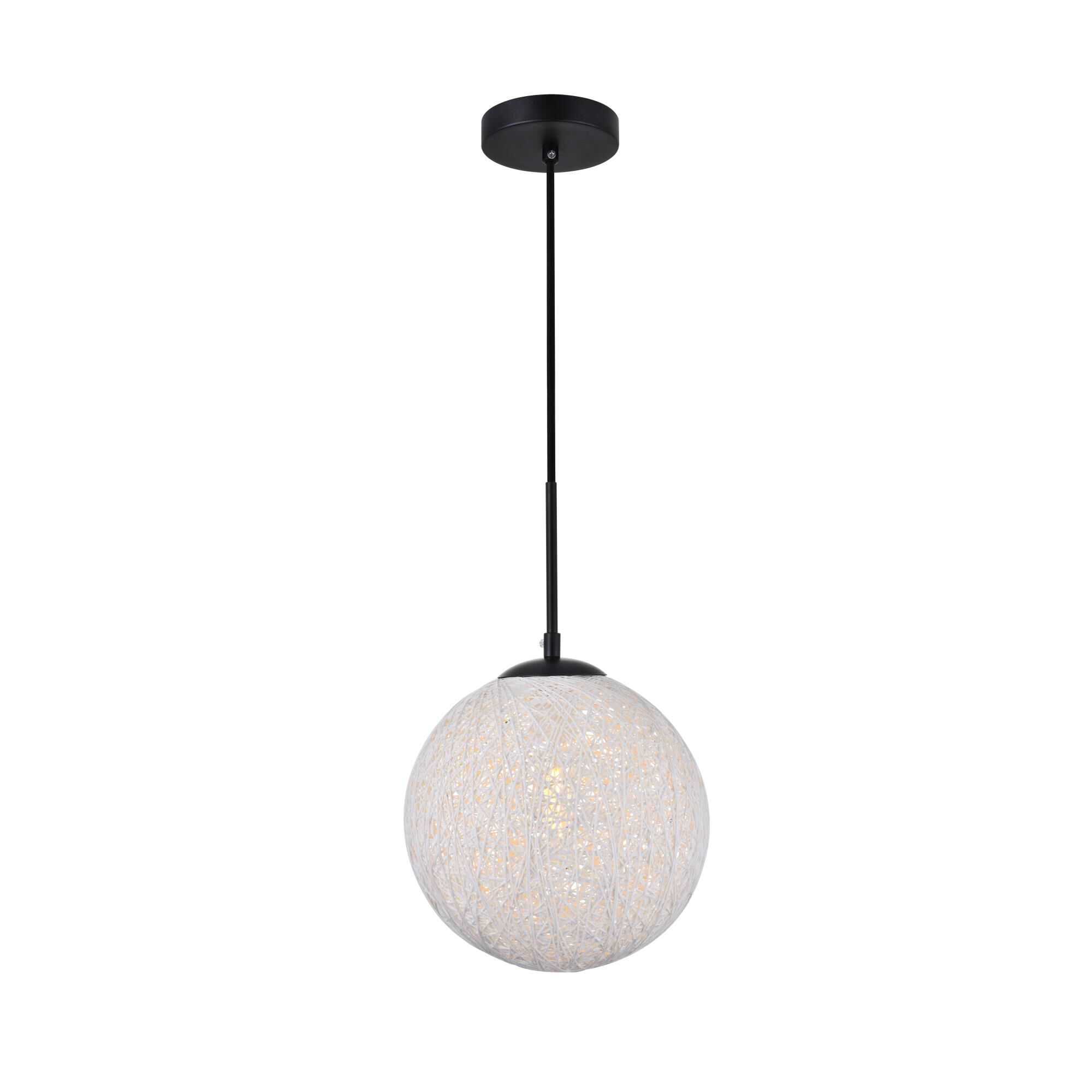 Malibu 9 Inch Mini Pendant by Elegant Lighting