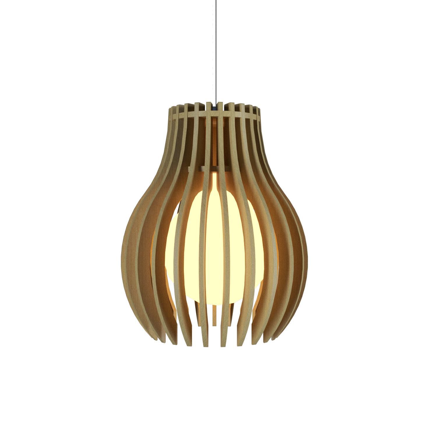 Stecche Di Legno Mini Pendant by Accord Lighting