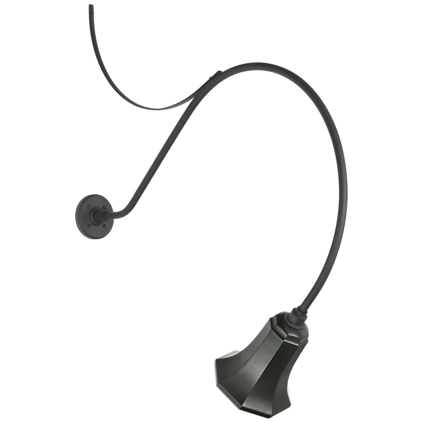 Shown in Matte Black finish and Green shade