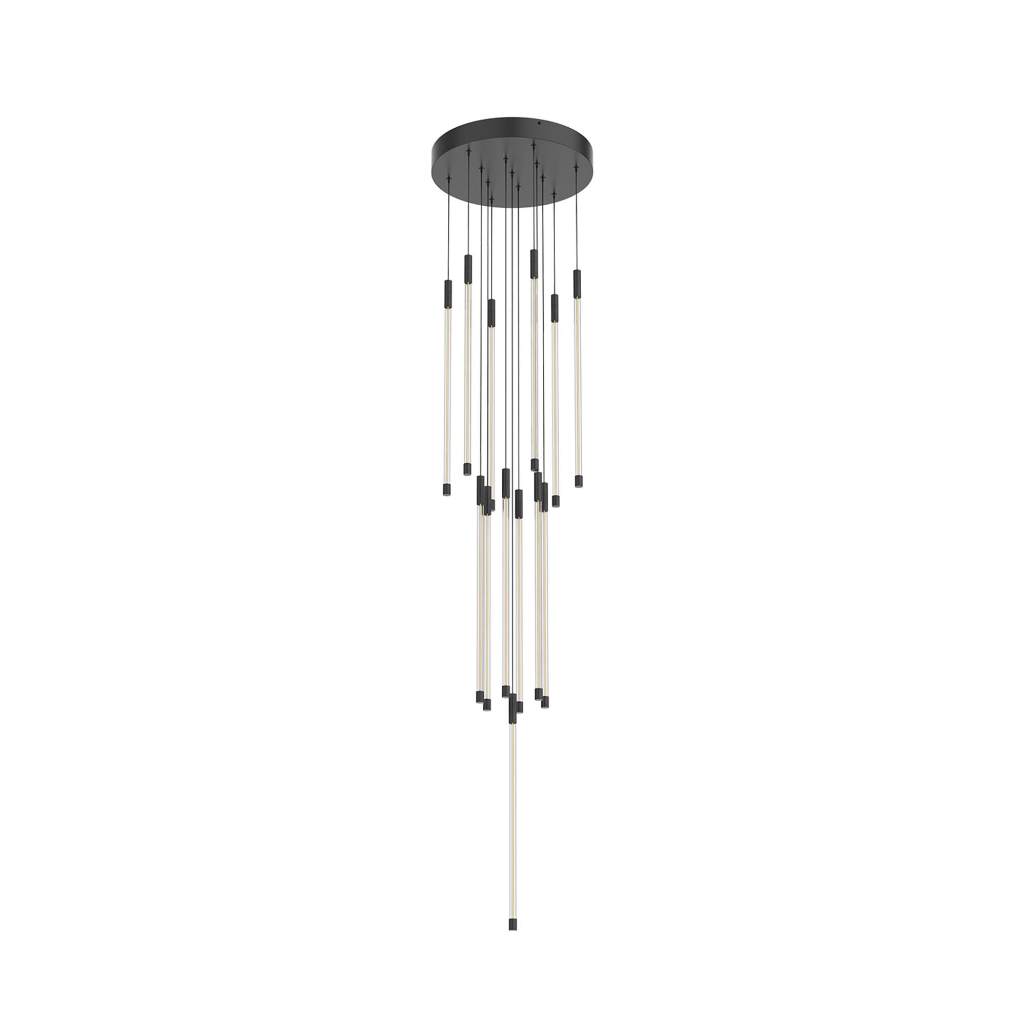 Shown in Black finish and Clear glass