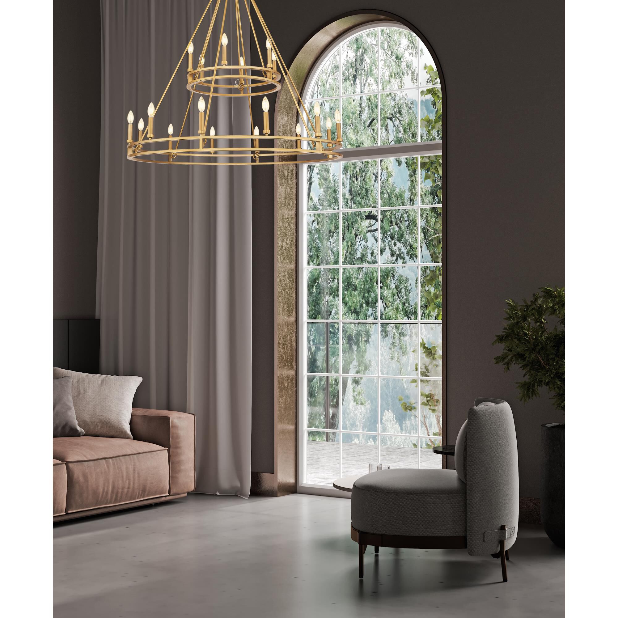 Dennison 48 Inch Chandelier by Z Lite