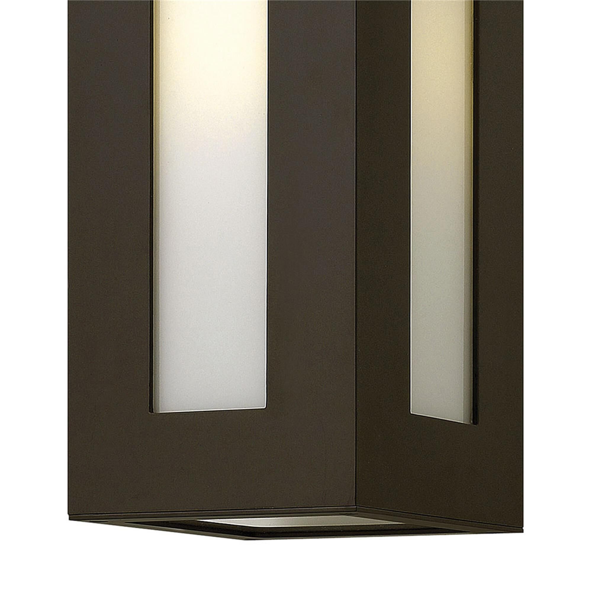 Shown in Bronze finish and Clear Painted White Inside glass