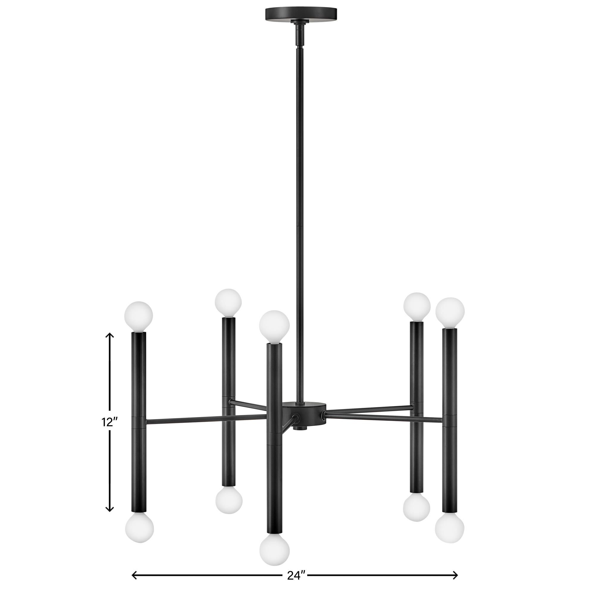 Shown in Black finish