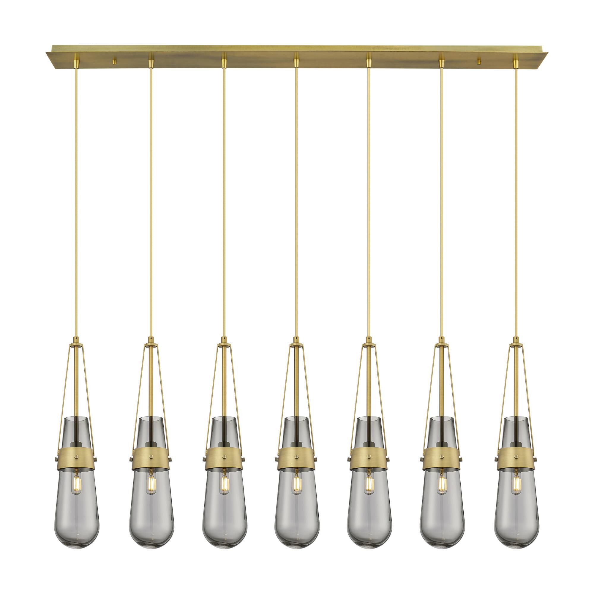 Bruno Marashlian Milan 48 Inch 7 Light Linear Suspension Light by Innovations Lighting
