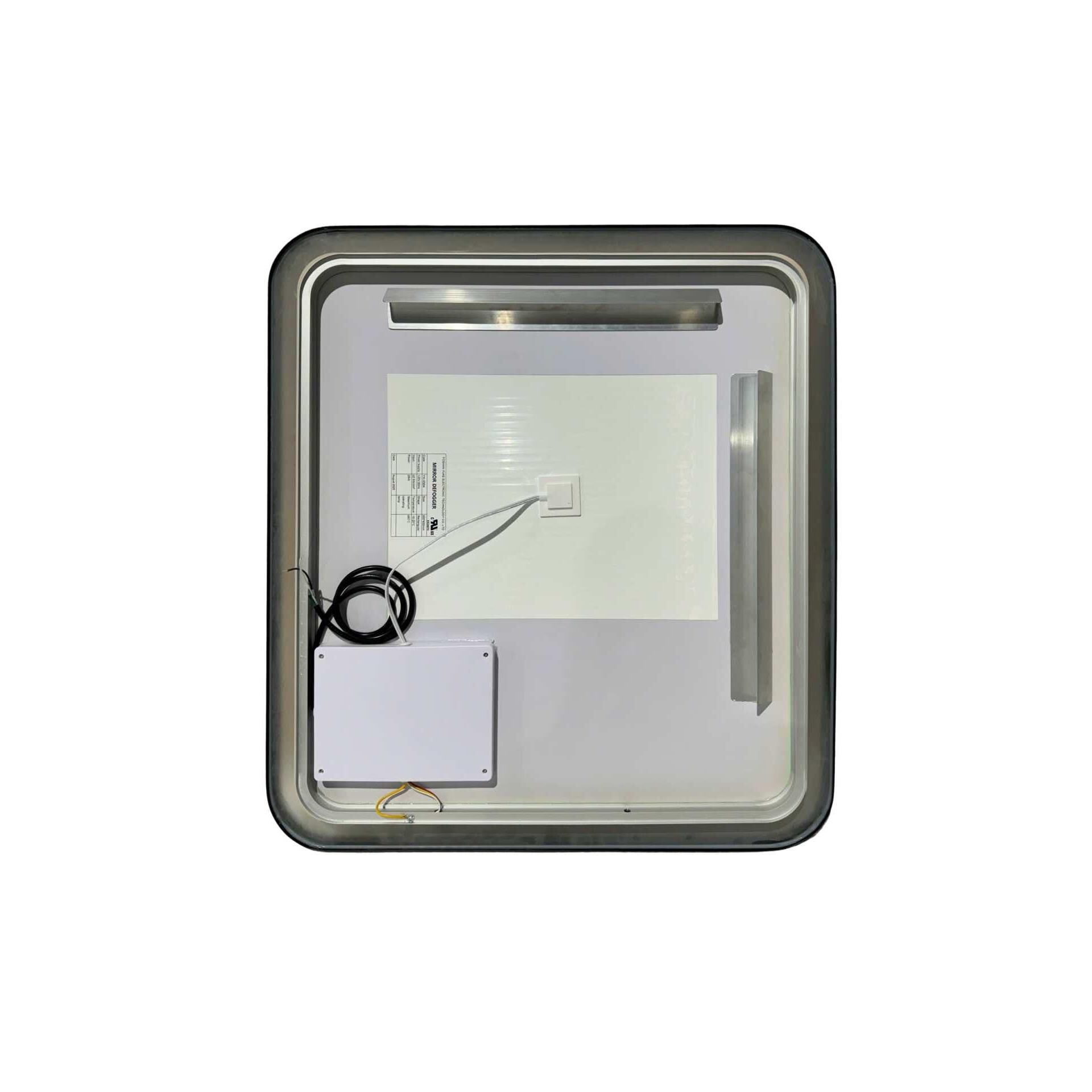 Harmoni 30 Inch Rectangular LED Lighted Mirror by Elegant Decor