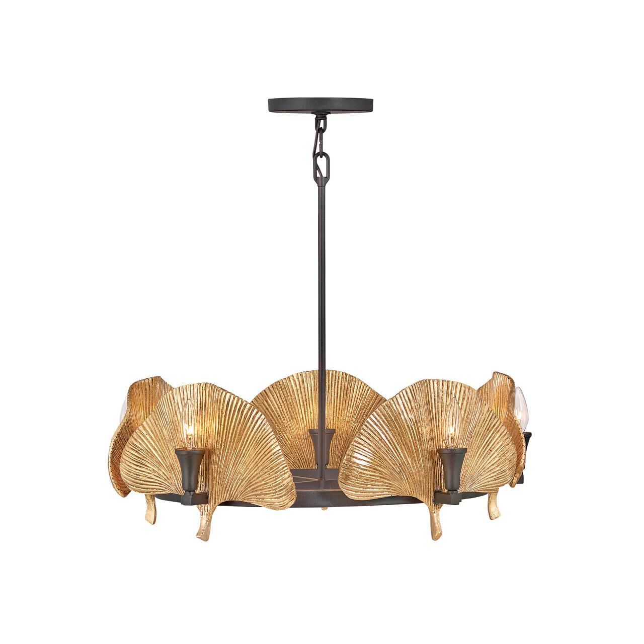 Shown in Museum Bronze finish and Cleopatra Gold accent