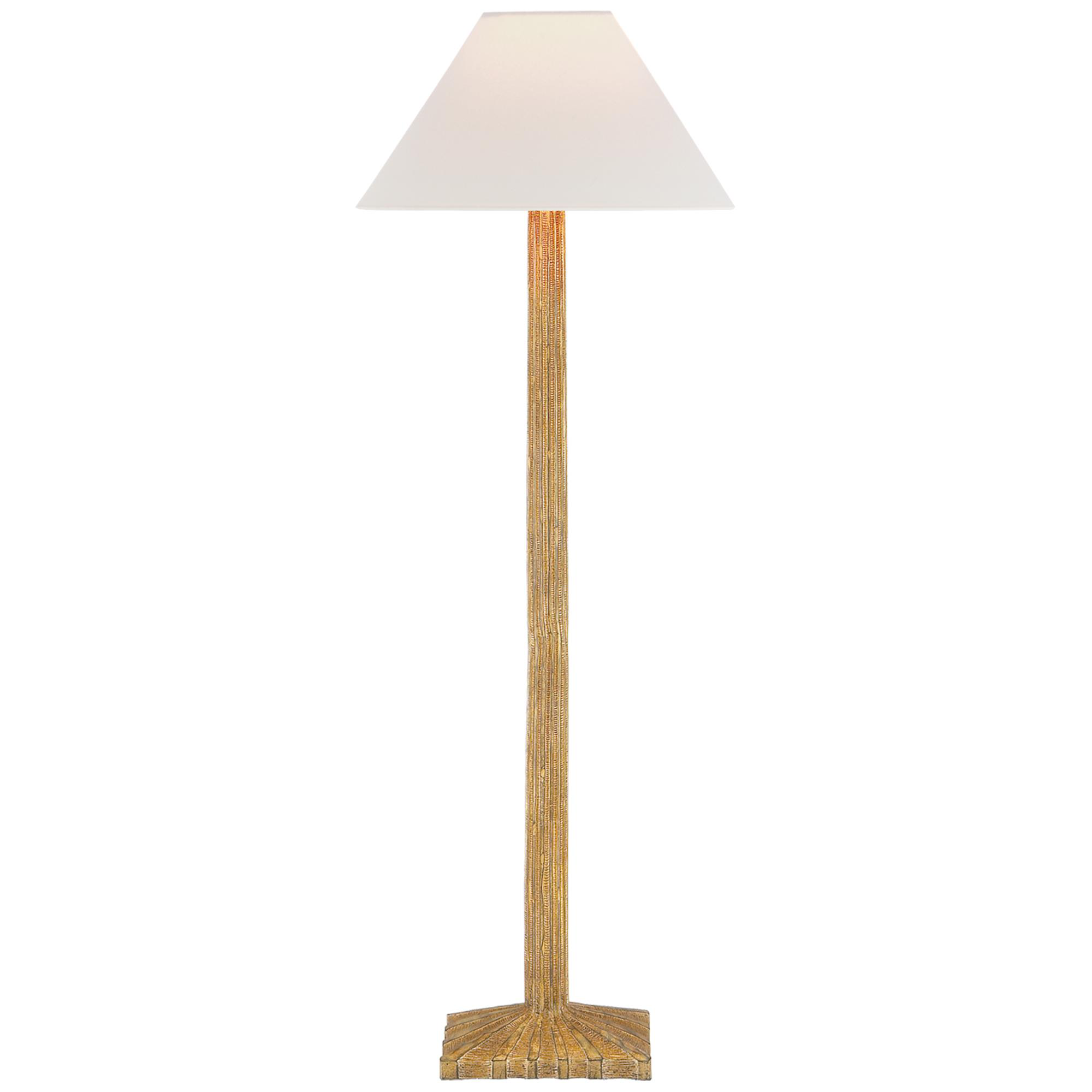 Shown in Gild finish and Linen shade