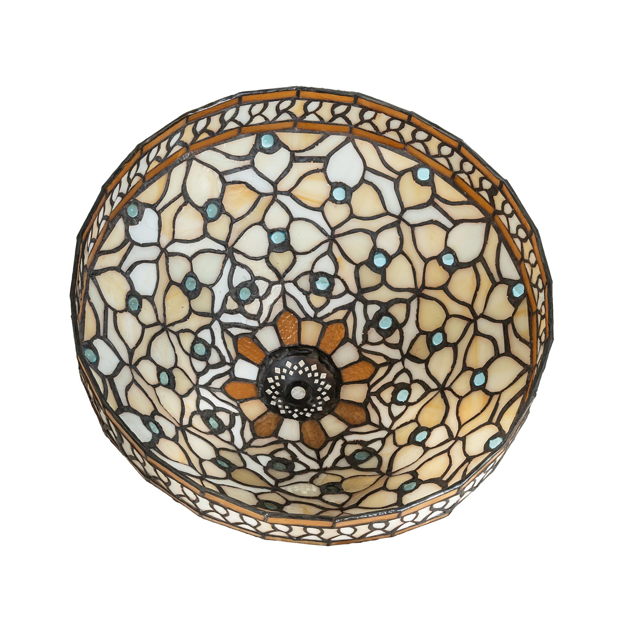 Shown with Blue;Beige;Iridescent glass