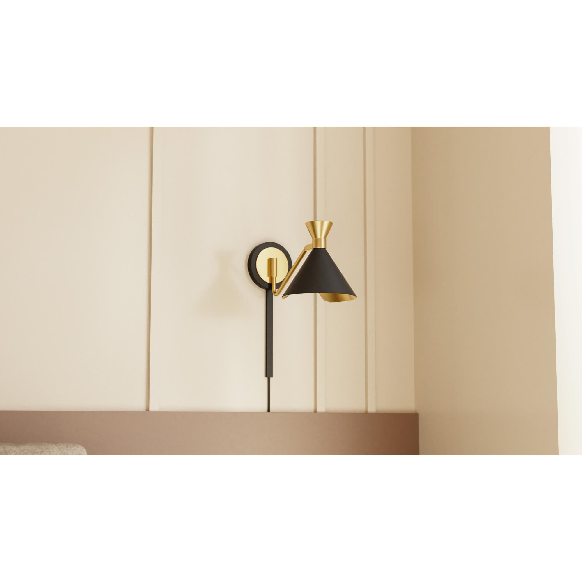 Arden 7 Inch Wall Swing Lamp by Quoizel