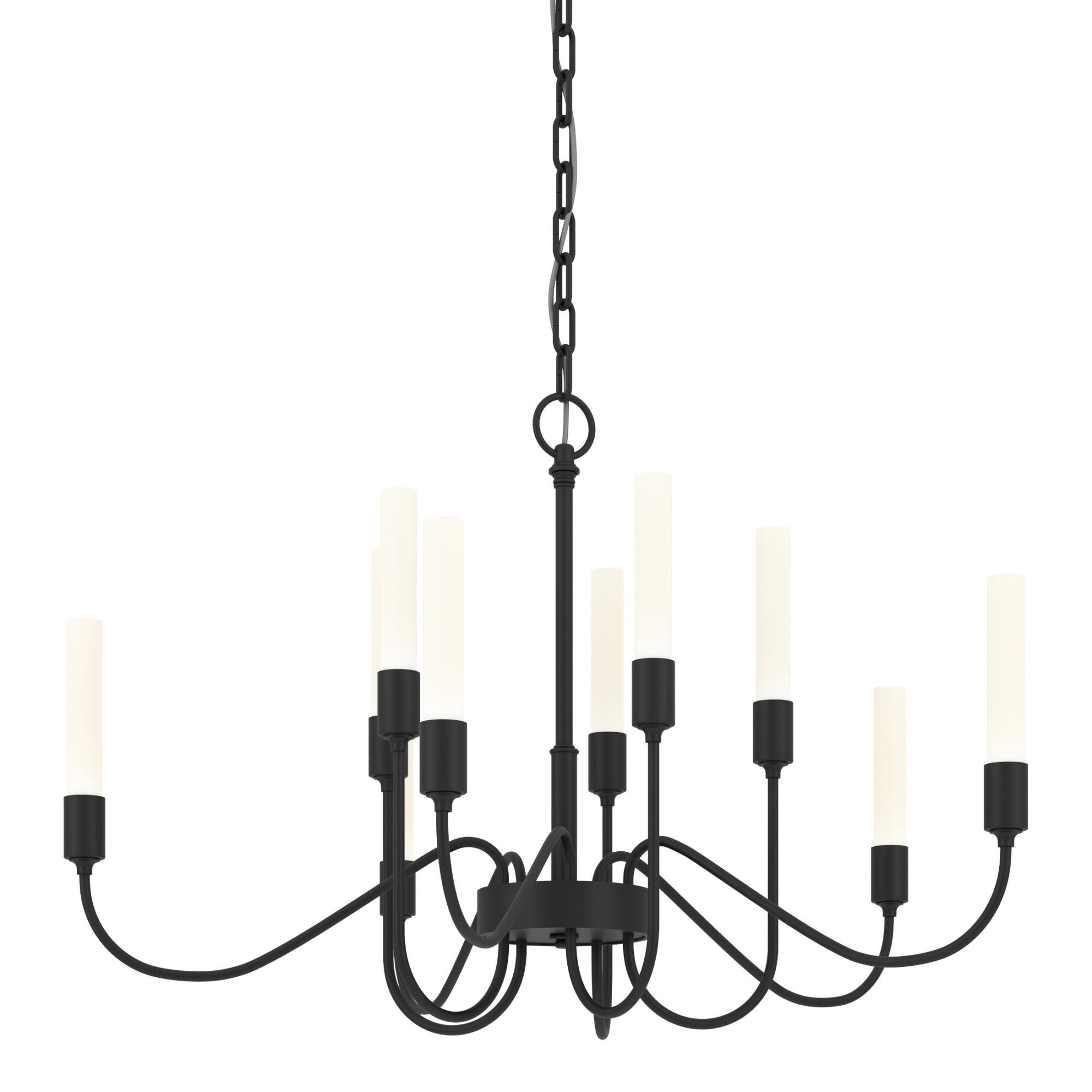 Lisse 28 Inch 10 Light Chandelier by Hubbardton Forge