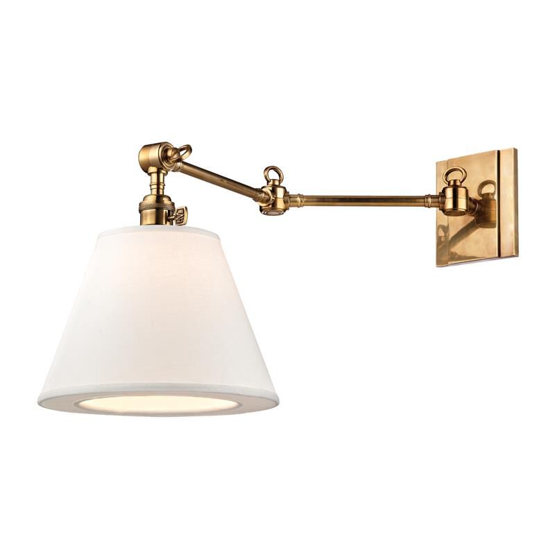 Hillsdale 10 Inch Wall Swing Lamp by Hudson Valley Lighting