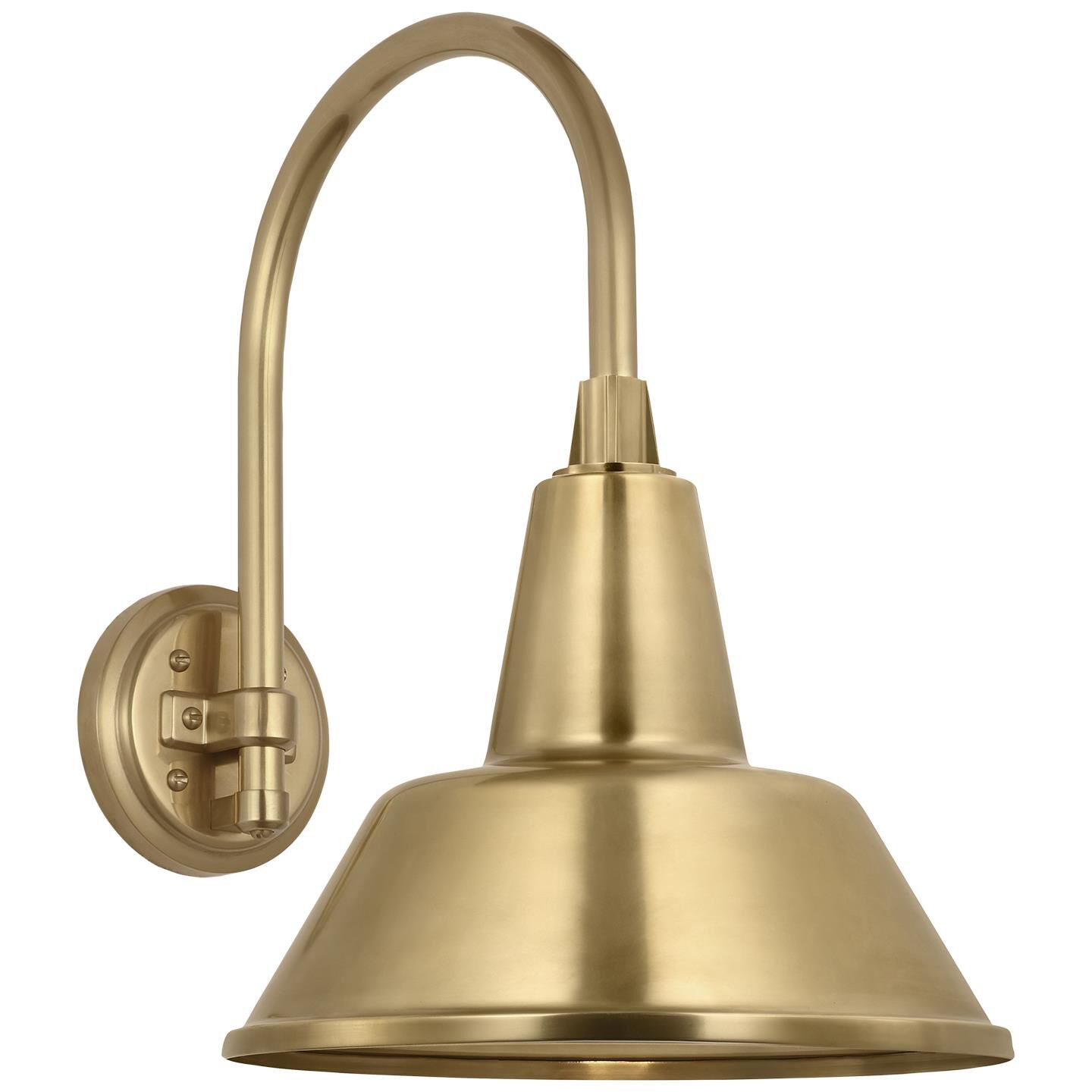 Shown in Hand-Rubbed Antique Brass finish and Hand-Rubbed Antique Brass Bowers shade