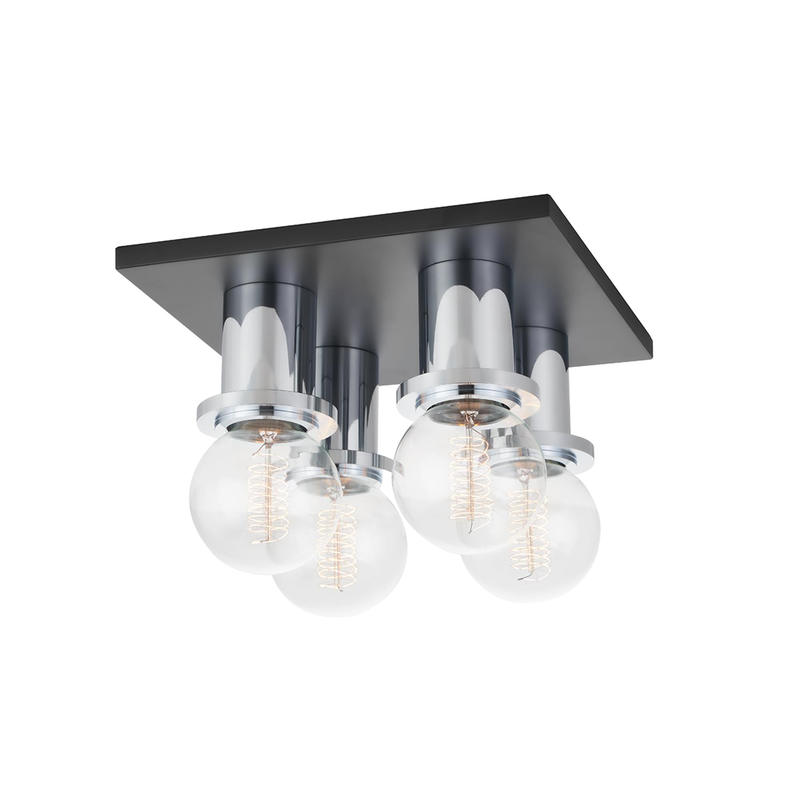 Brandi 9 Inch 4 Light Flush Mount by Mitzi