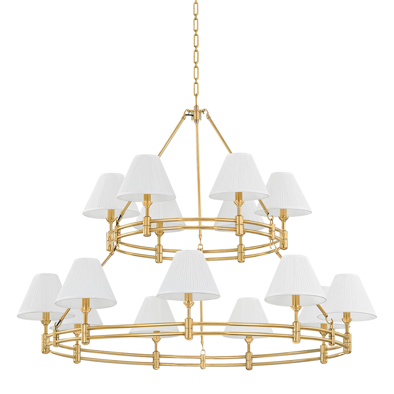 Mark D. Sikes Howard 36 Inch Chandelier by Hudson Valley Lighting
