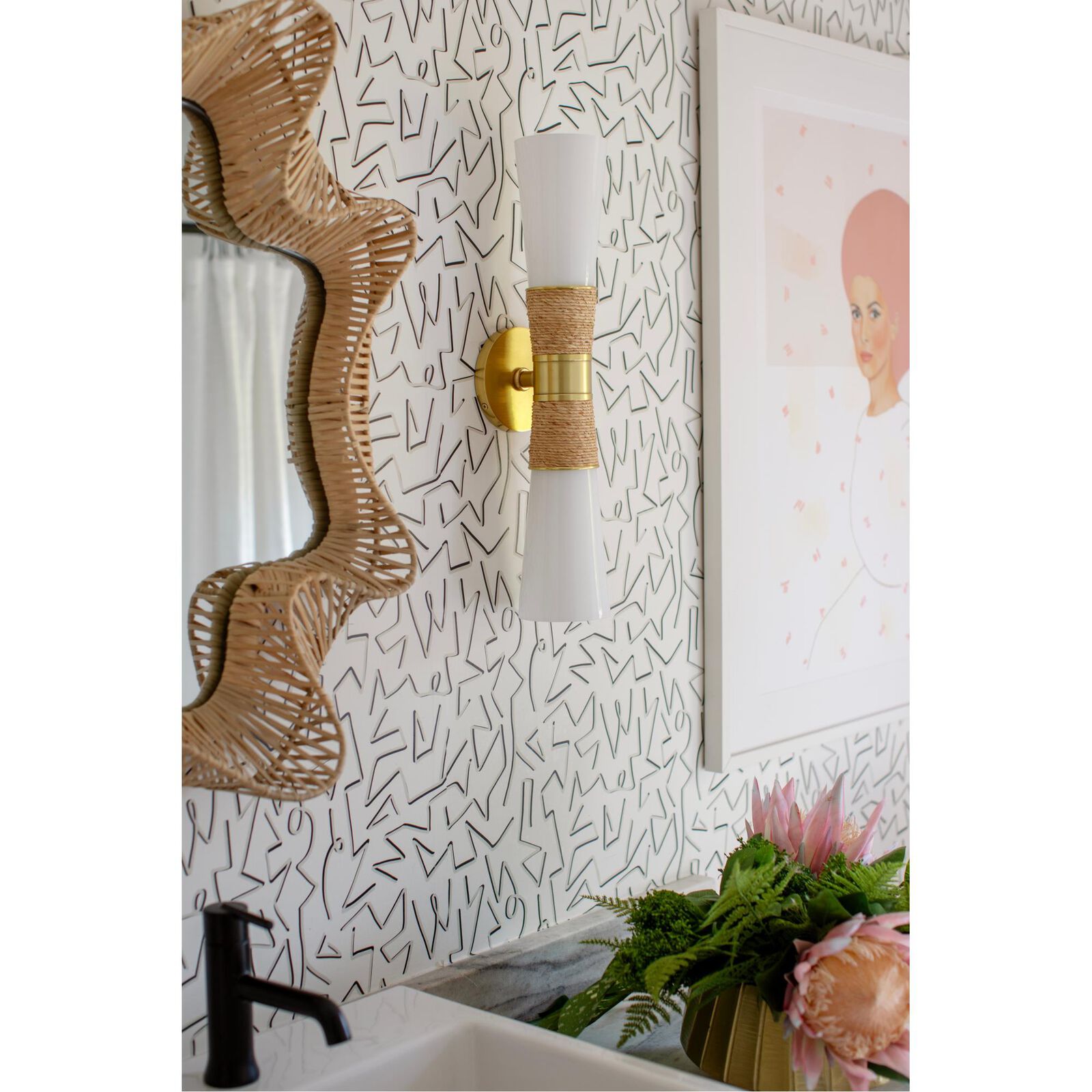 Megan Molten Mica 5 Inch Wall Sconce | Capitol Lighting