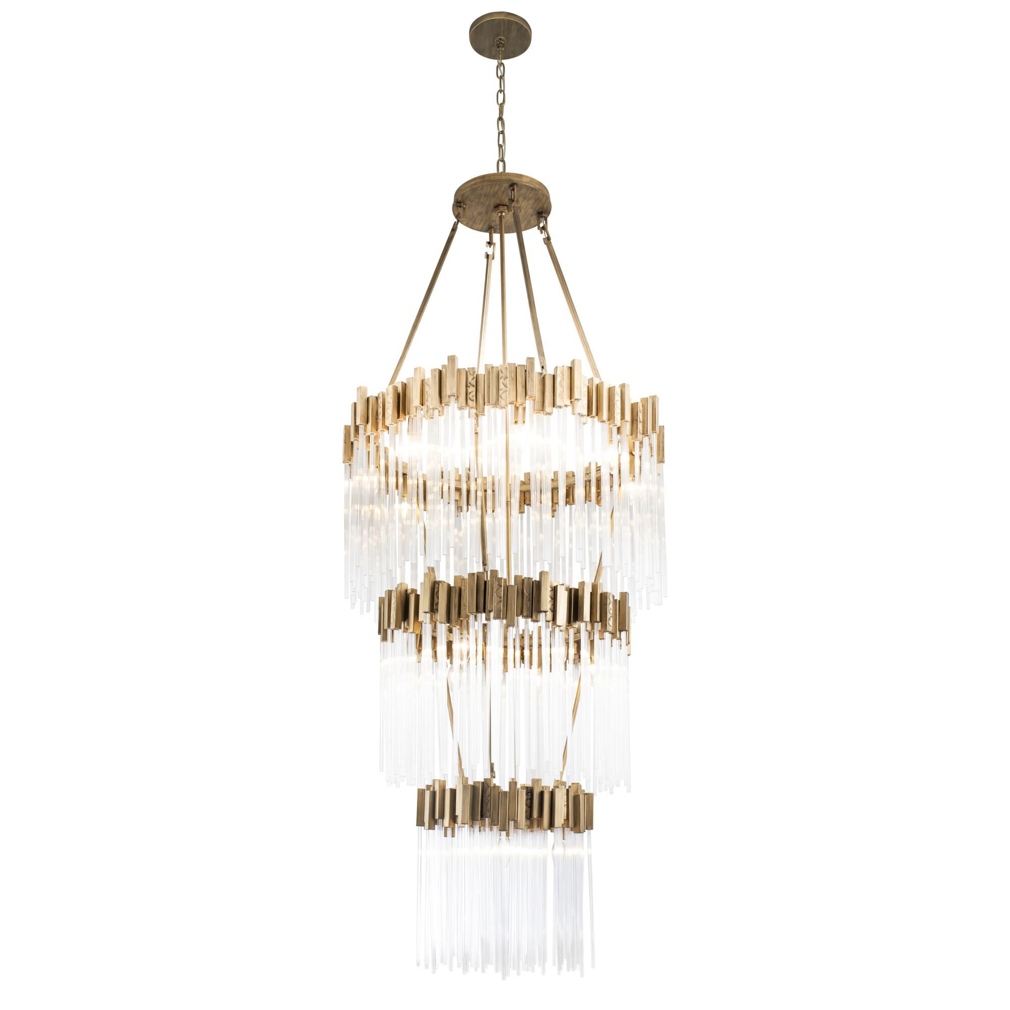 Shown in Havana Gold finish and Clear glass