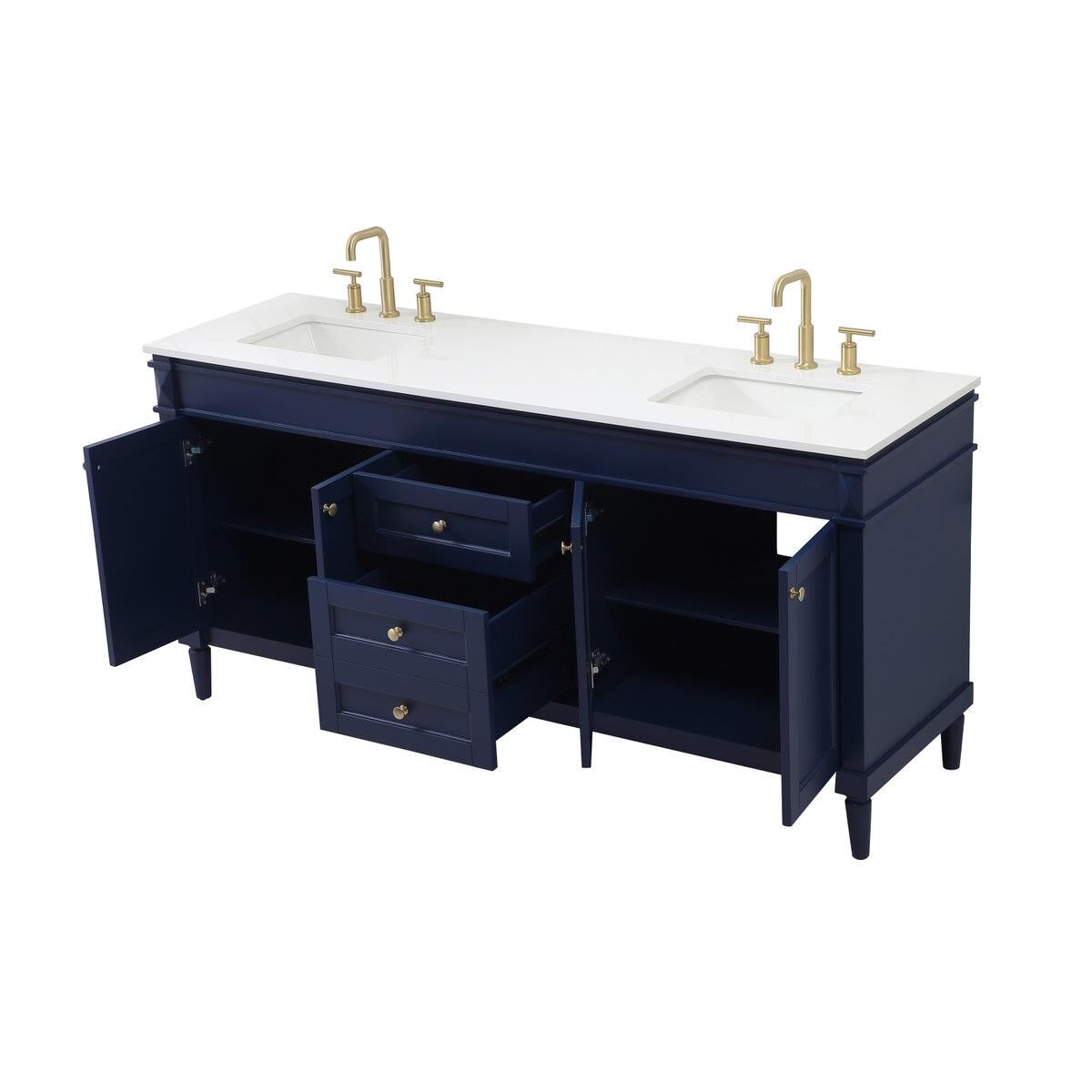 Shown in Blue finish