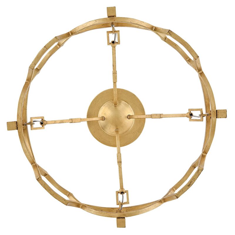 Leona 22 Inch 4 Light Semi Flush Mount by Hinkley