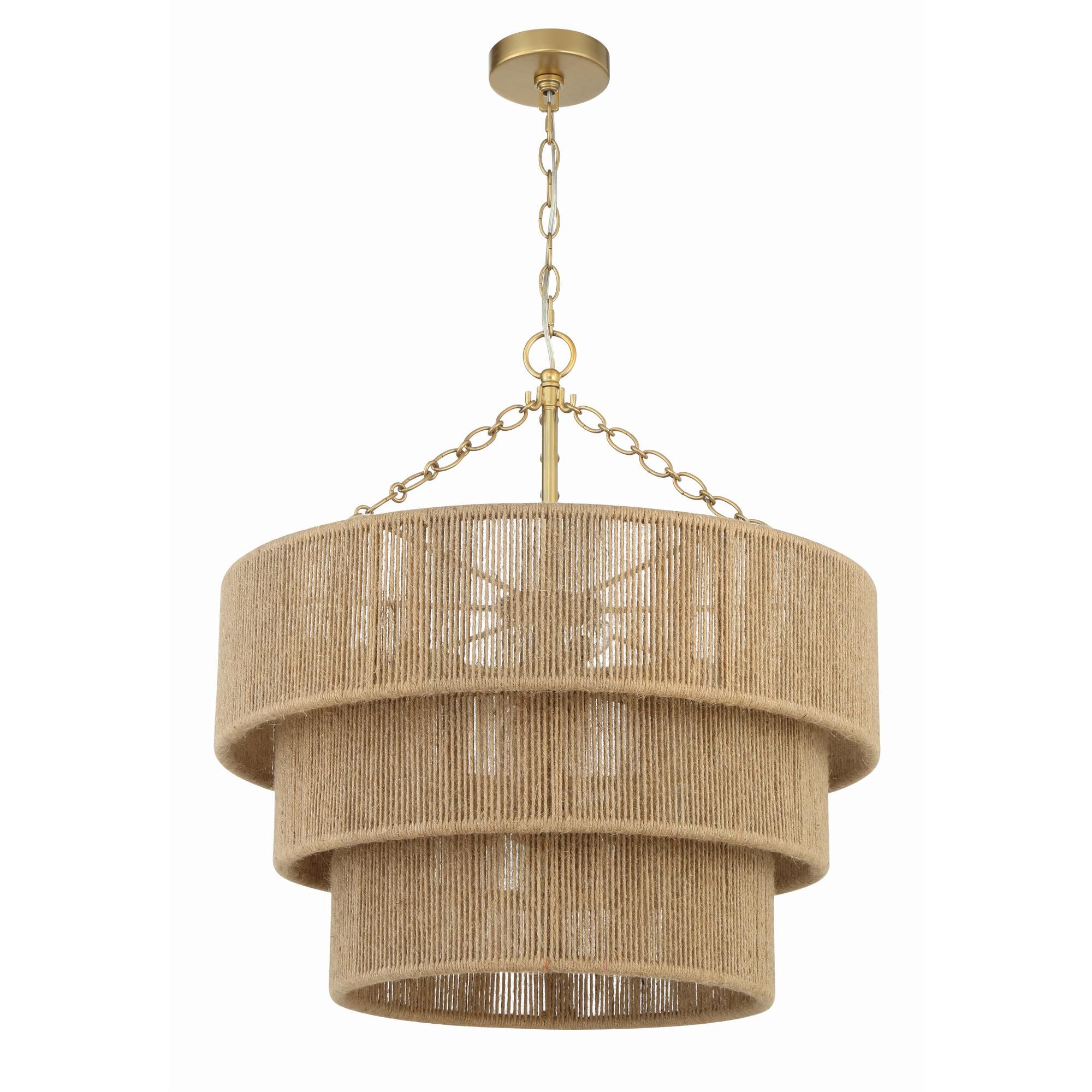 Shyla 24 Inch 10 Light Chandelier by Crystorama