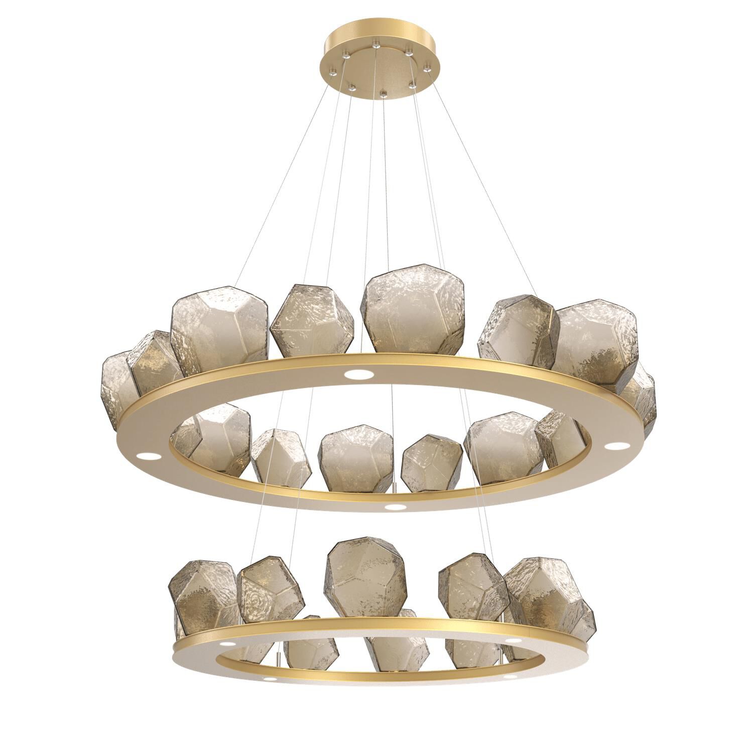 Gem 48 Inch 36 Light LED Chandelier by Hammerton Studio