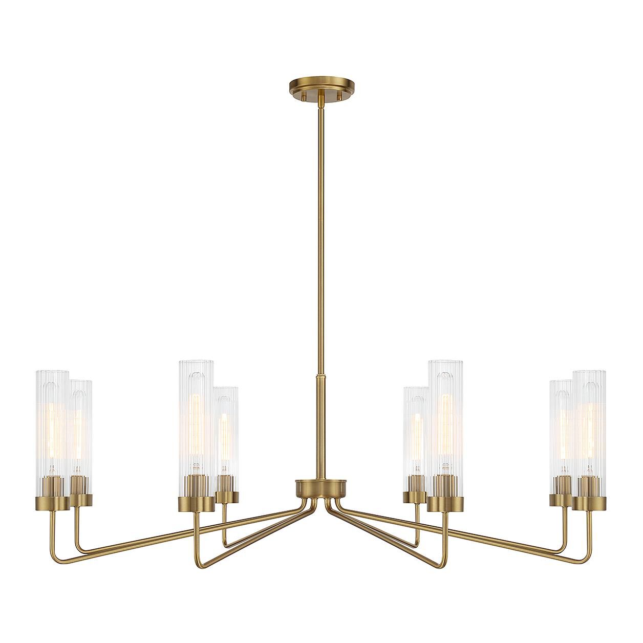Baker 44 Inch 8 Light Chandelier by Savoy House
