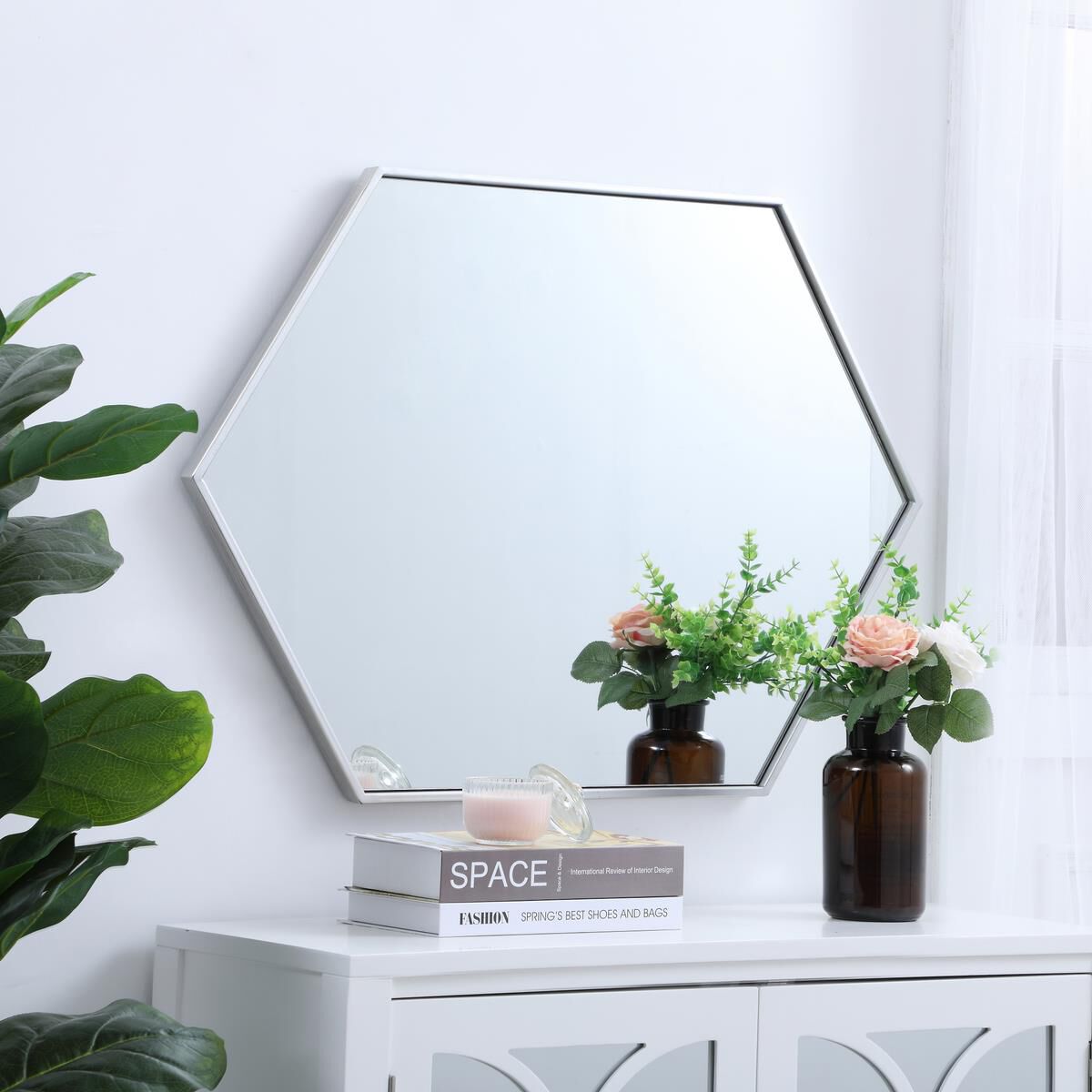 Shown in Silver finish