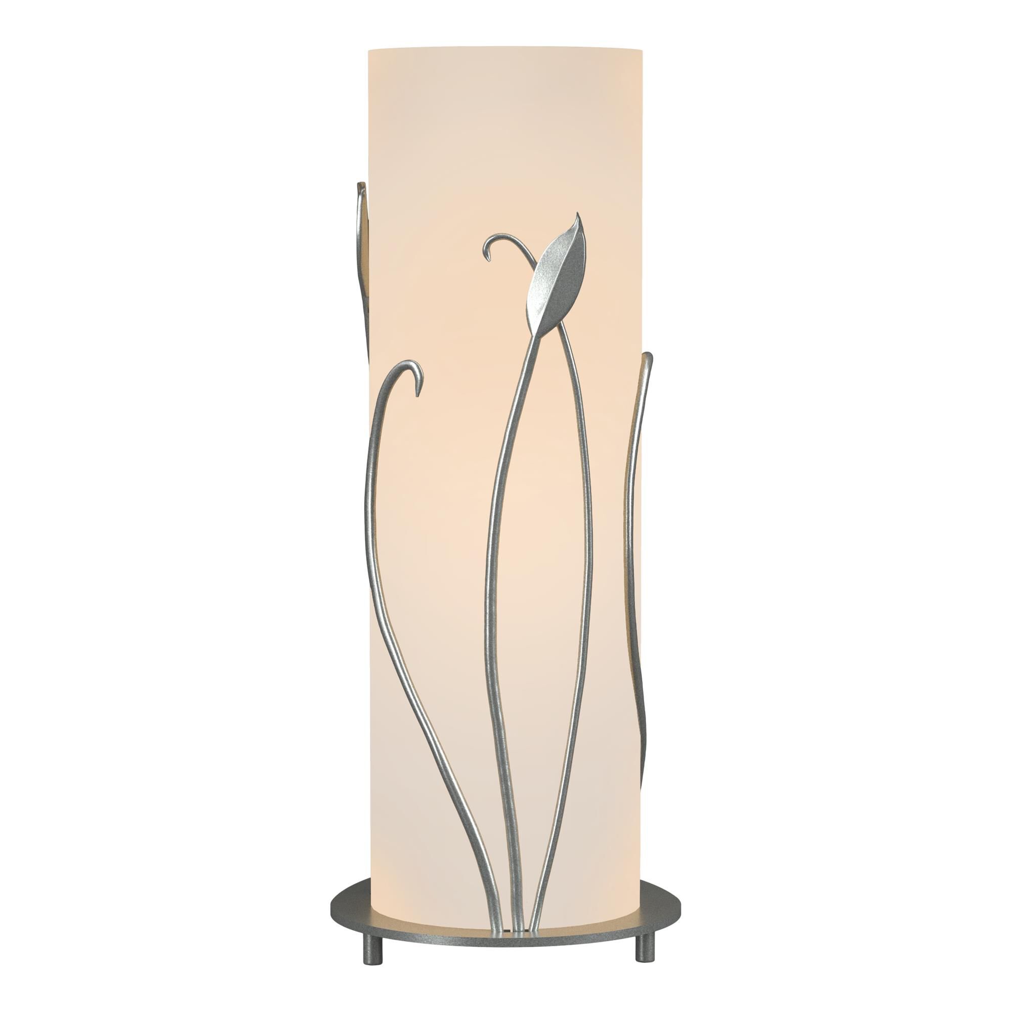 Shown in Vintage Platinum finish and Opal  glass