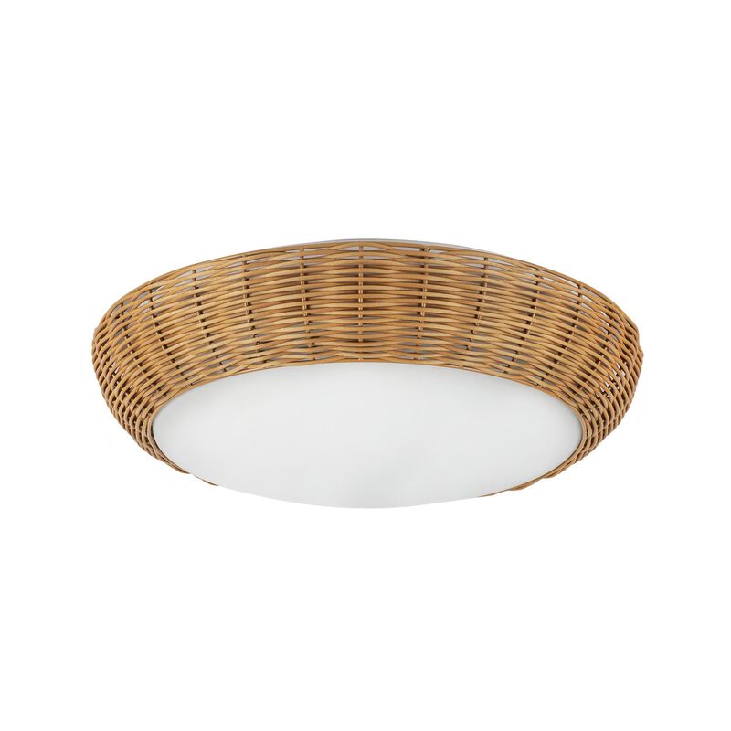 Hae Jung Roe Merida 17 Inch 3 Light Flush Mount by Alora Mood