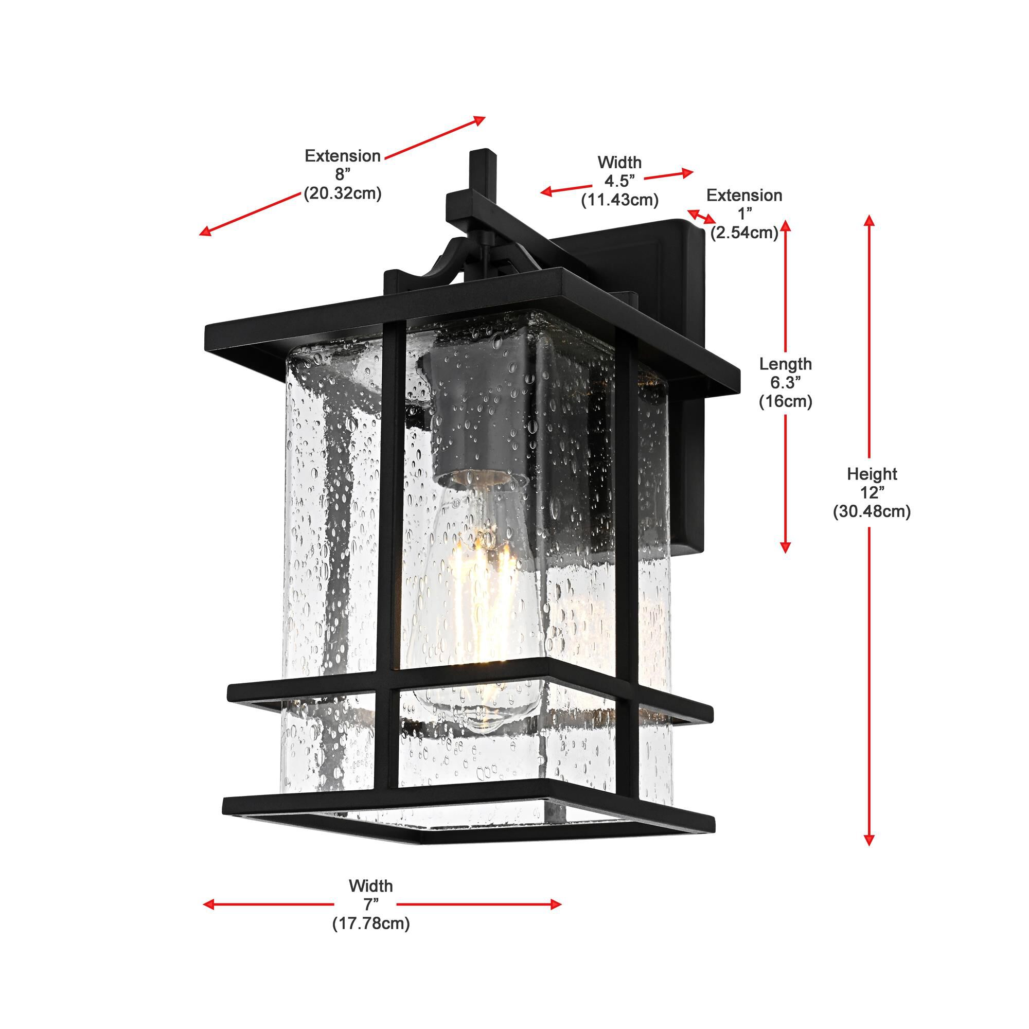 Miller 7 Inch Outdoor Wall Light by Elegant Lighting