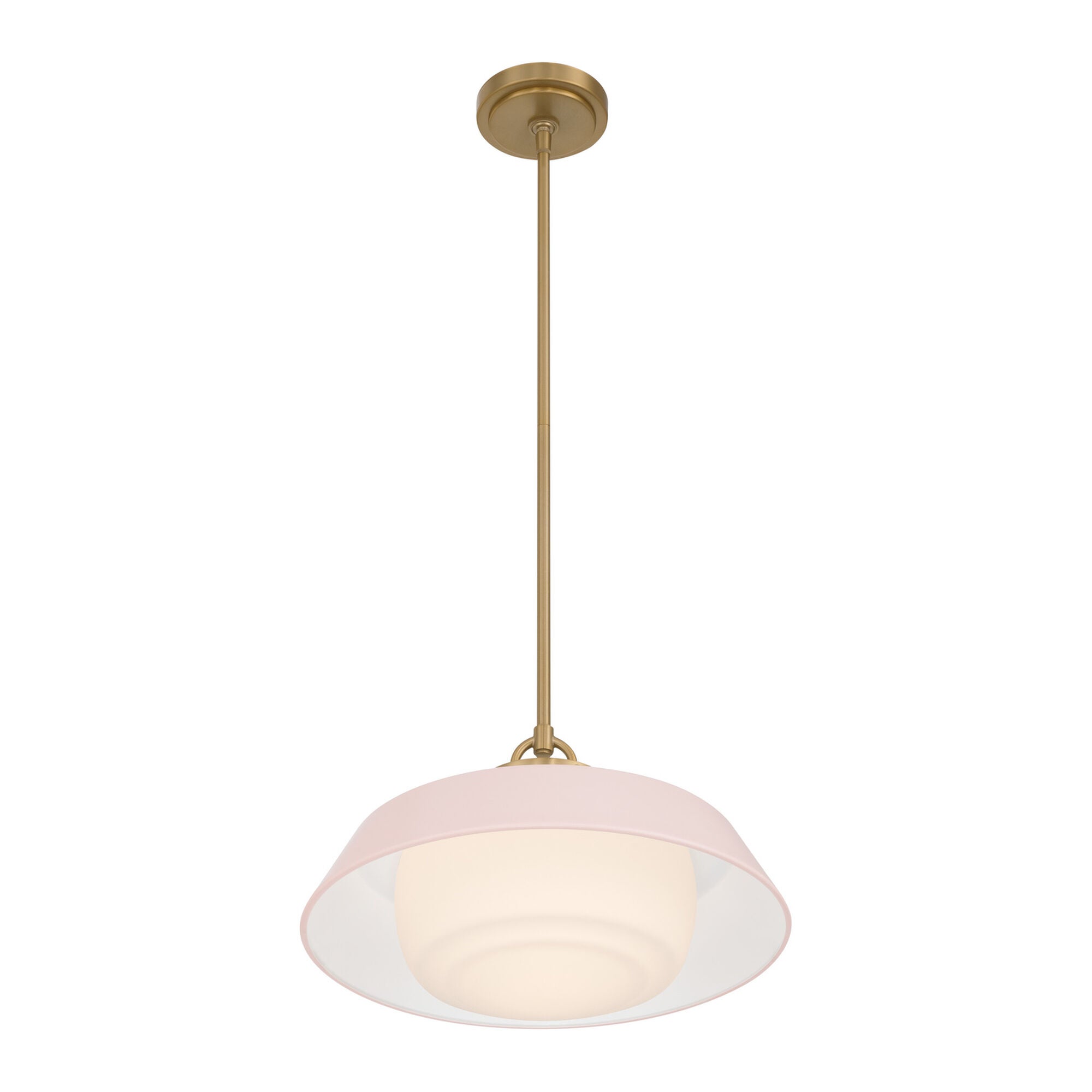 Shown in Vibrant Gold finish and Steel glass and Steel shade