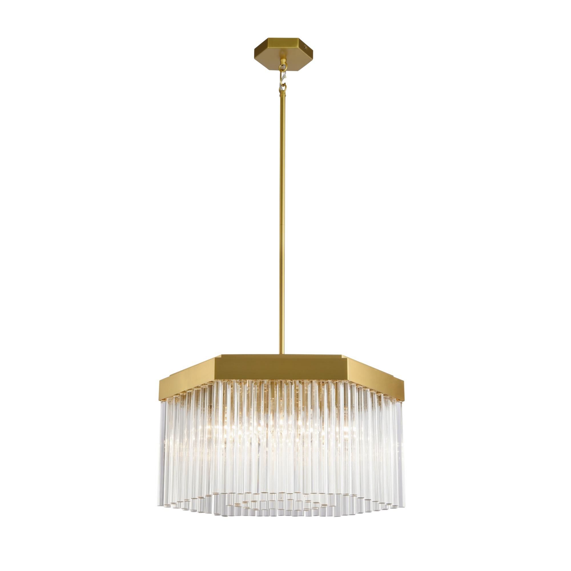 Shown in Brushed Brass finish