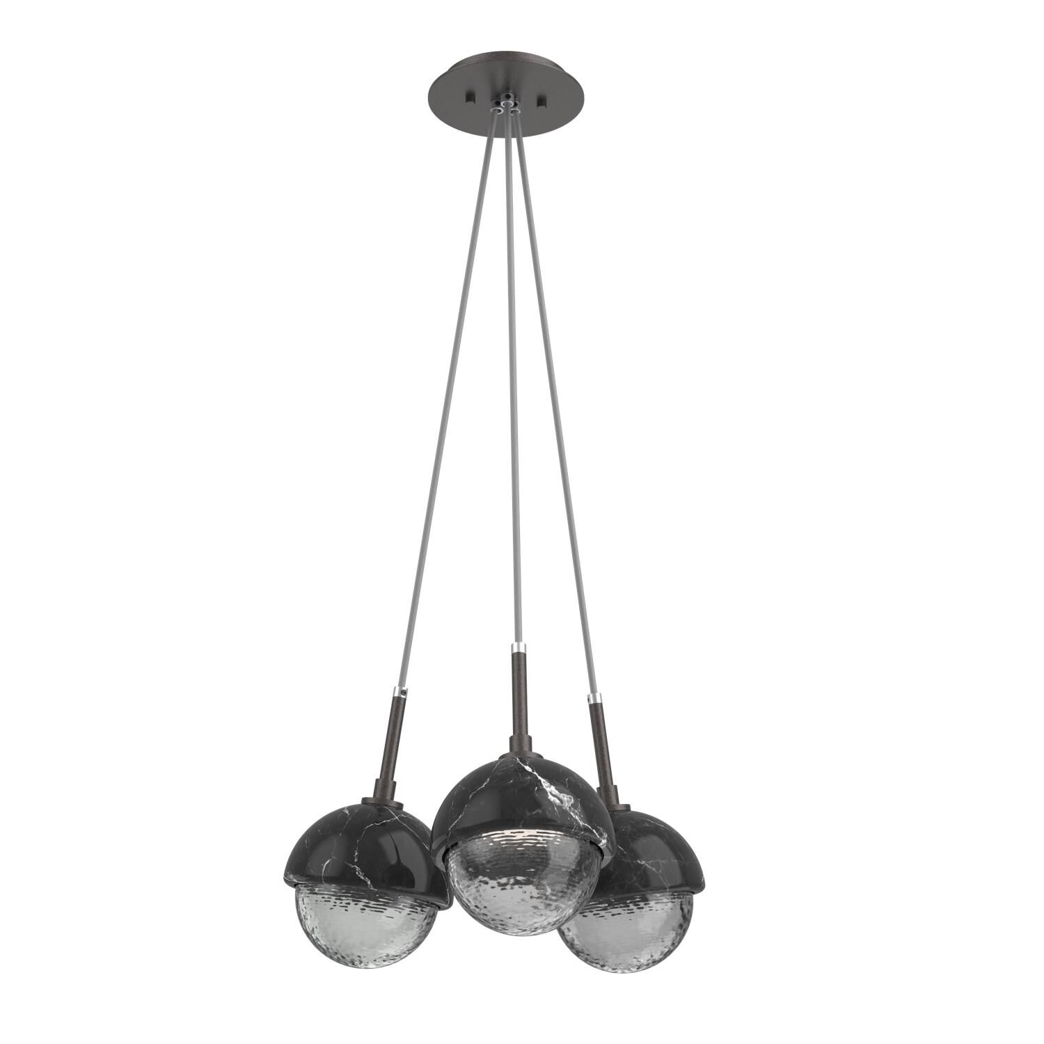 Shown in Graphite finish and Smoke glass and Black Marble accent