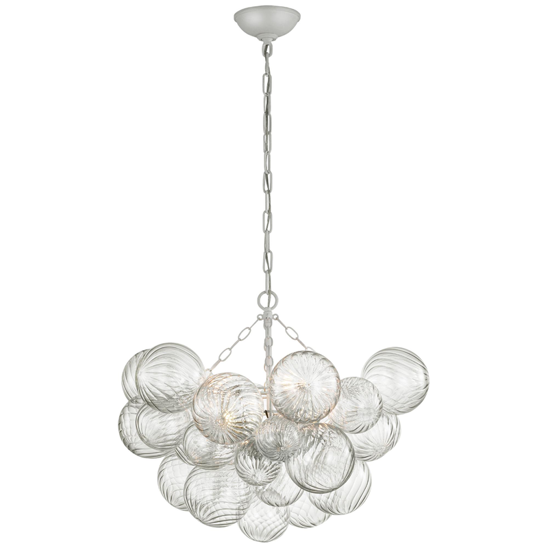 Julie Neill Talia 29 Inch 6 Light LED Chandelier by Visual Comfort Signature Collection