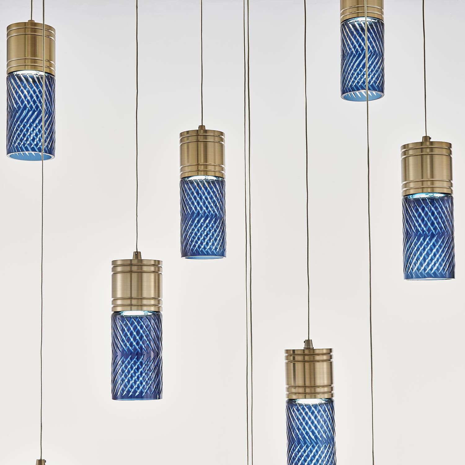 Kiriko 30 Inch Multi Light Pendant by Kalco Lighting