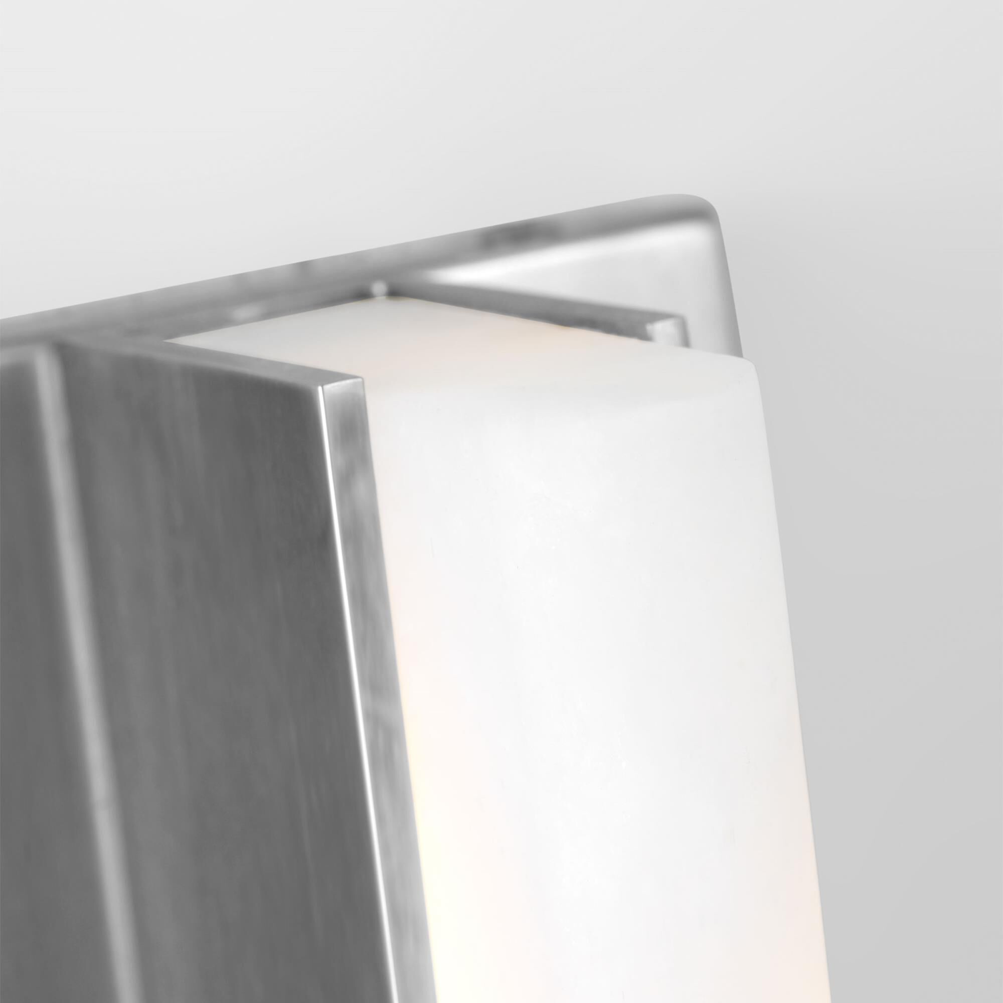 Shown in Antique Nickel finish and Alabaster shade