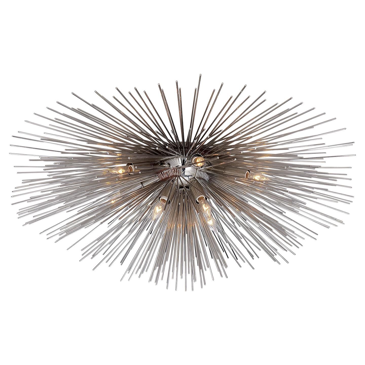 Kelly Wearstler Strada 28 Inch 10 Light Flush Mount by Visual Comfort Signature Collection