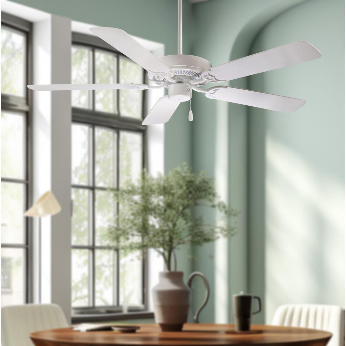 Shown in White finish